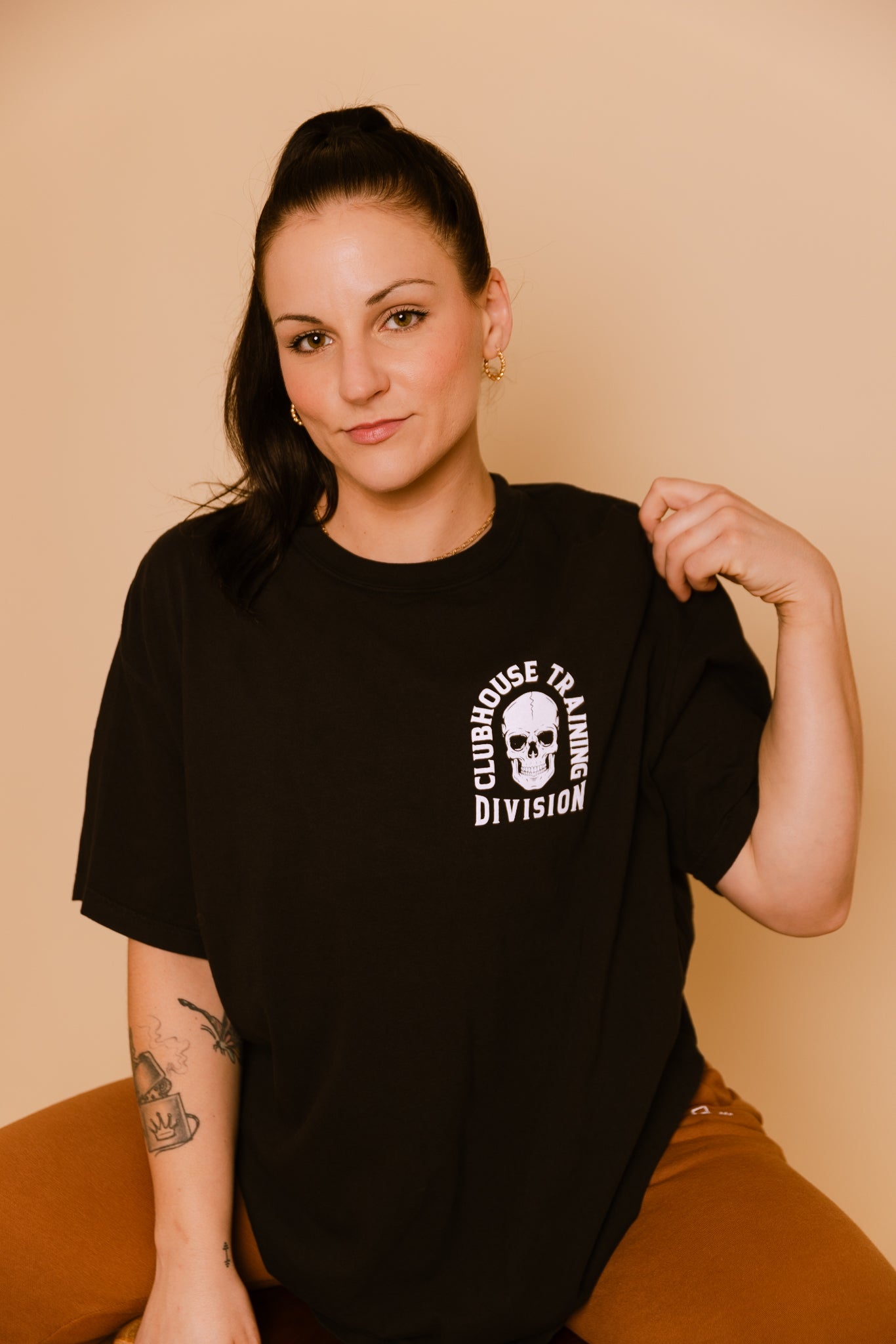 Skull Training Division Tee - Black