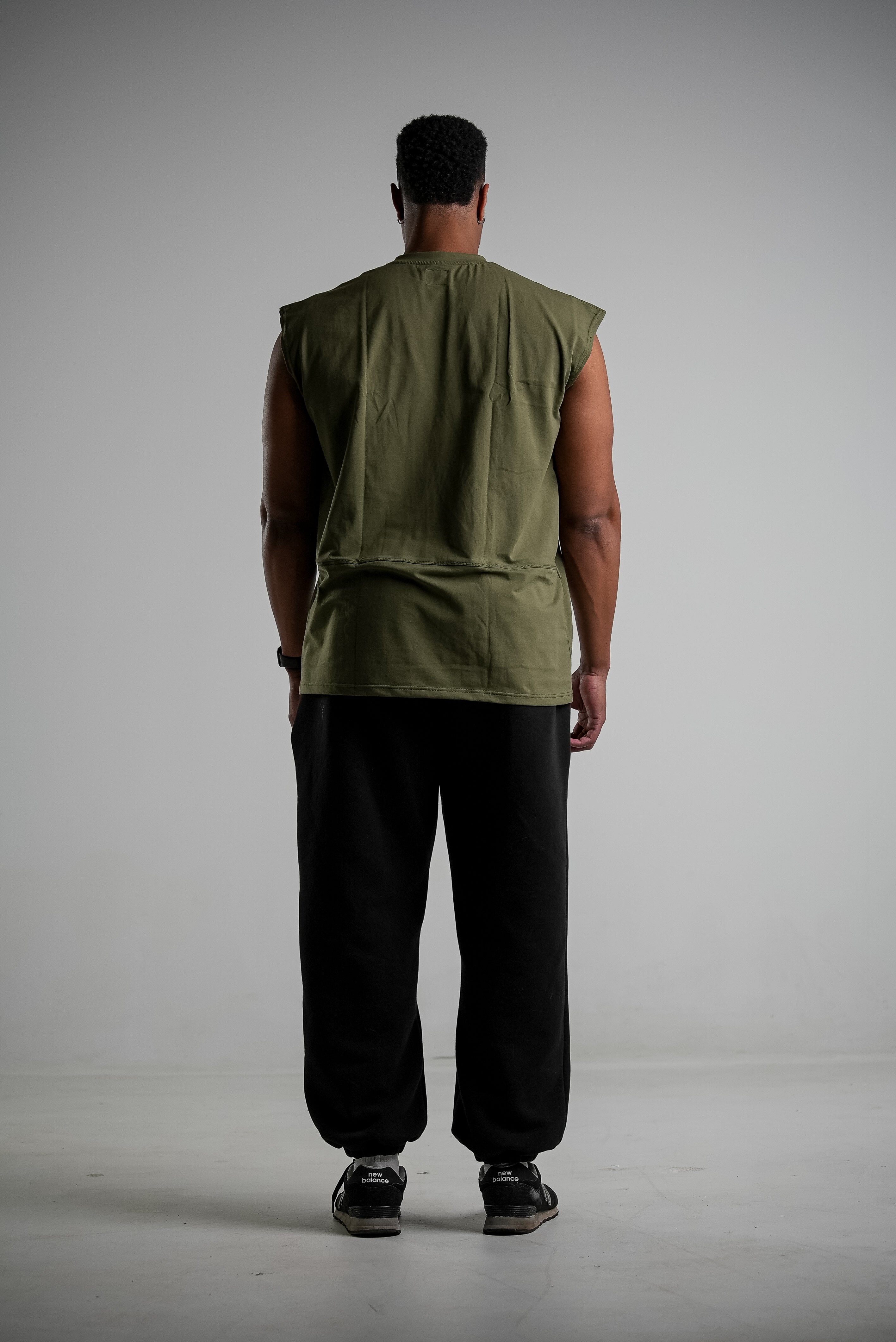 Forge Oversized Cutoff Tank - Olive