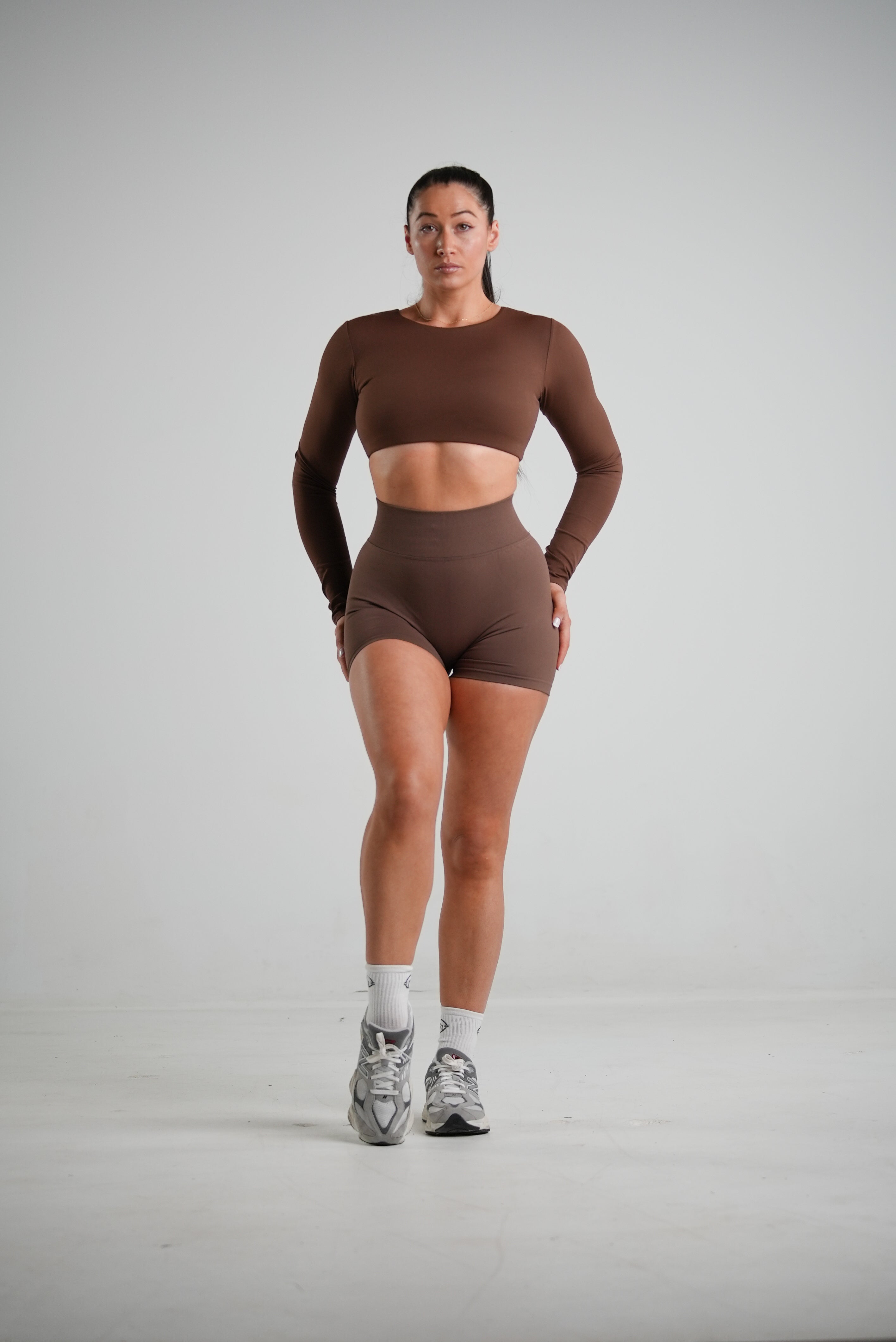 Power Shorts - Espresso