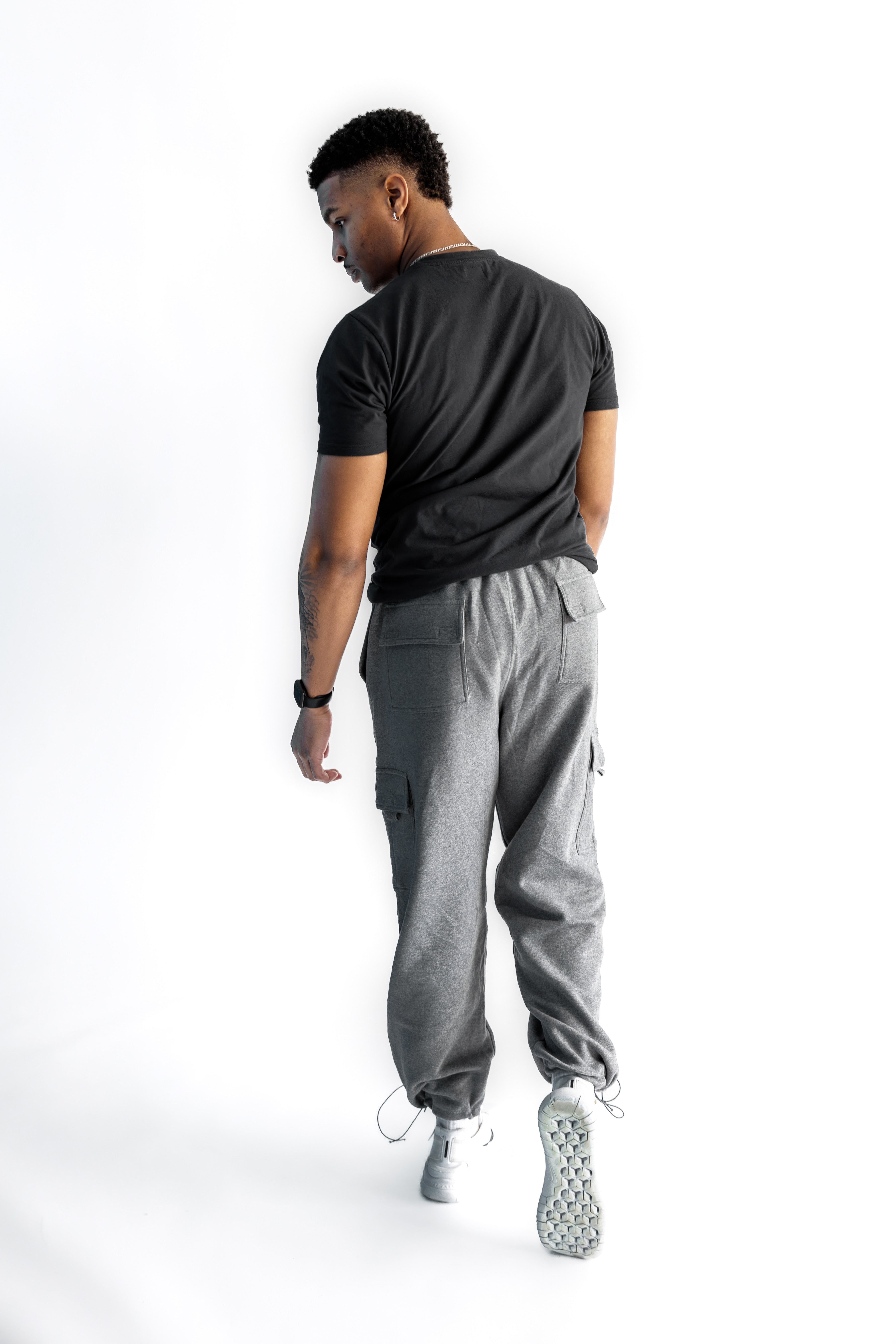 Domain Cargo Sweatpants - Gray