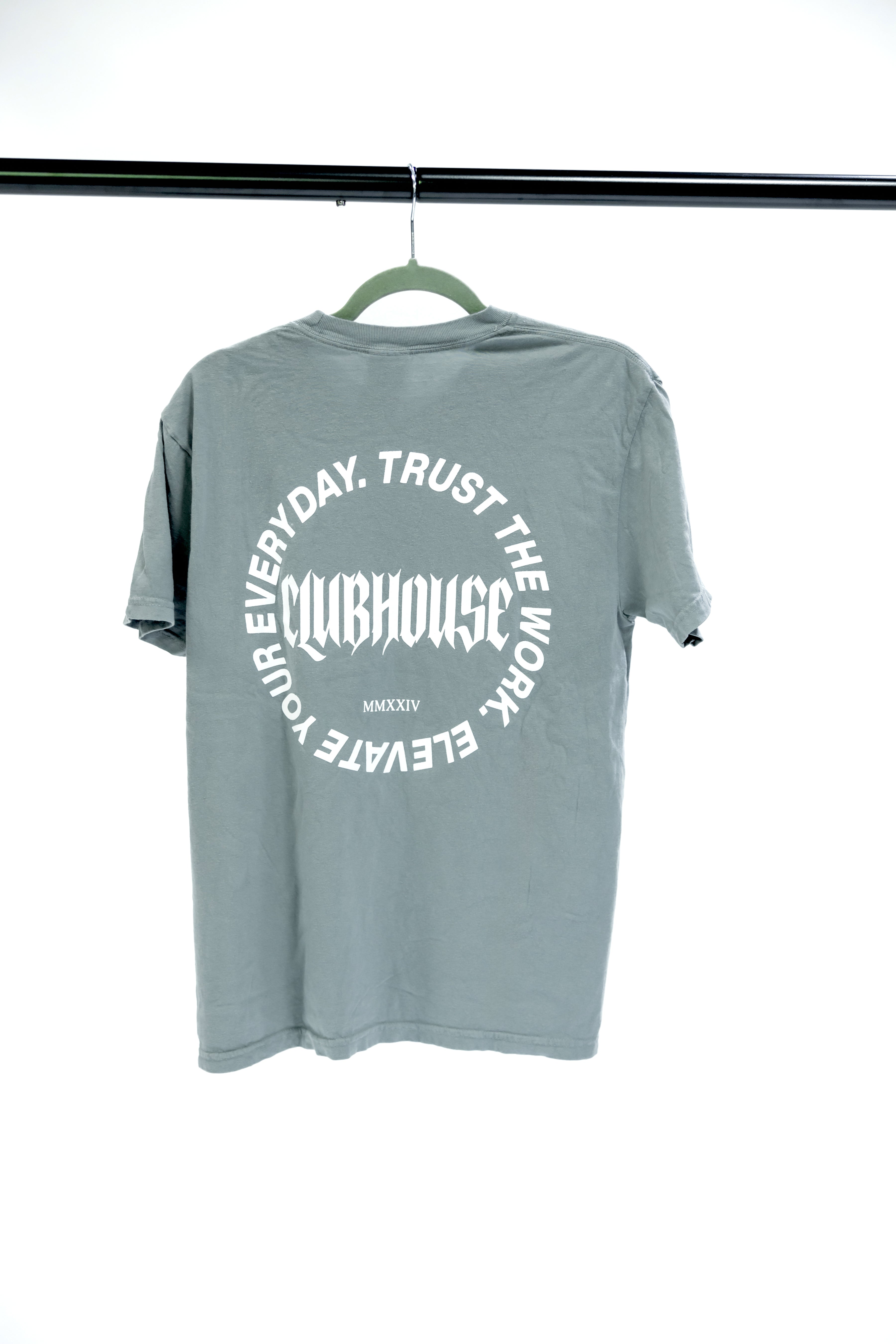 Pillar Tee - Light Gray