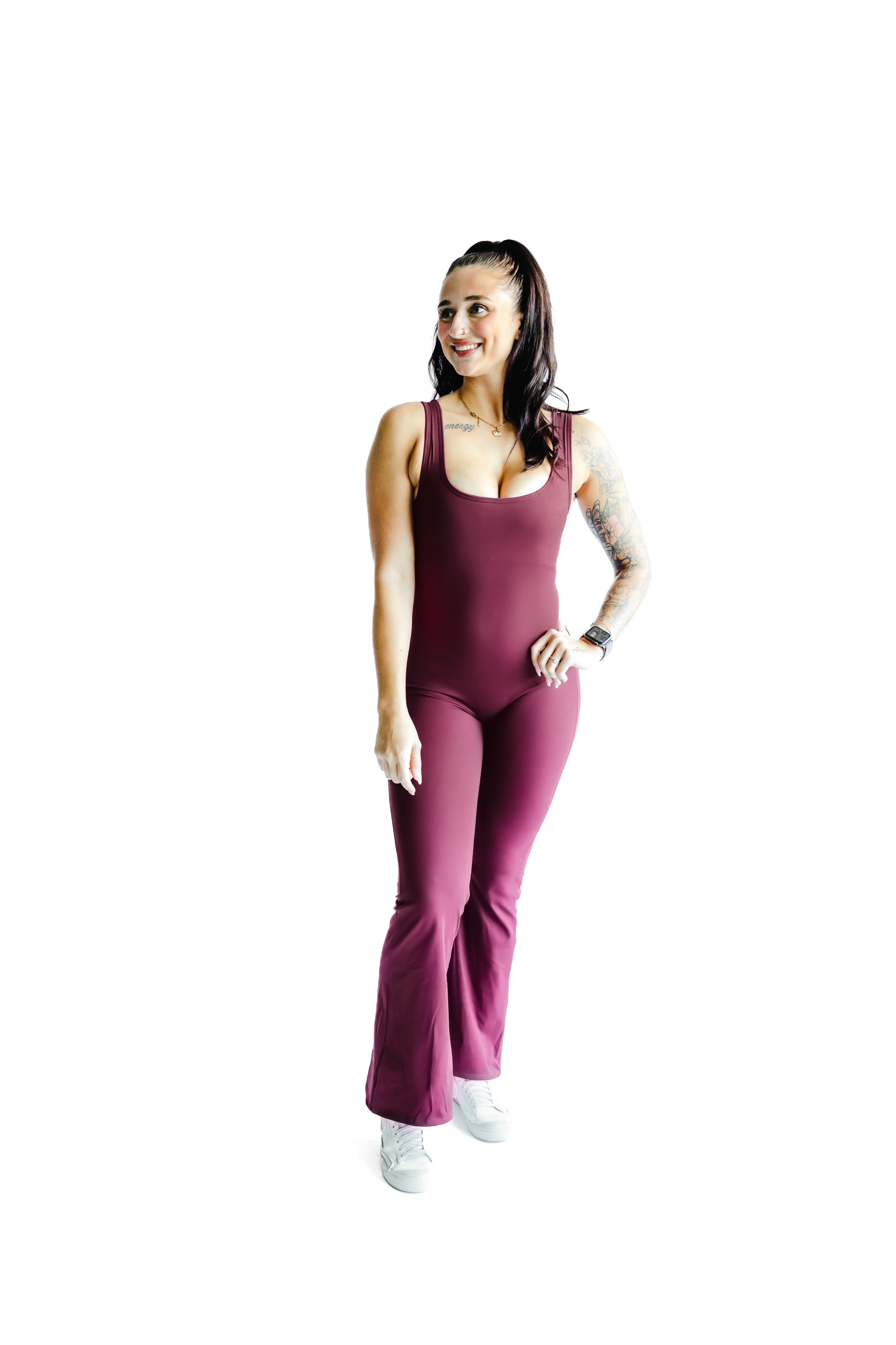 Alix One Piece Jumpsuit - Wine