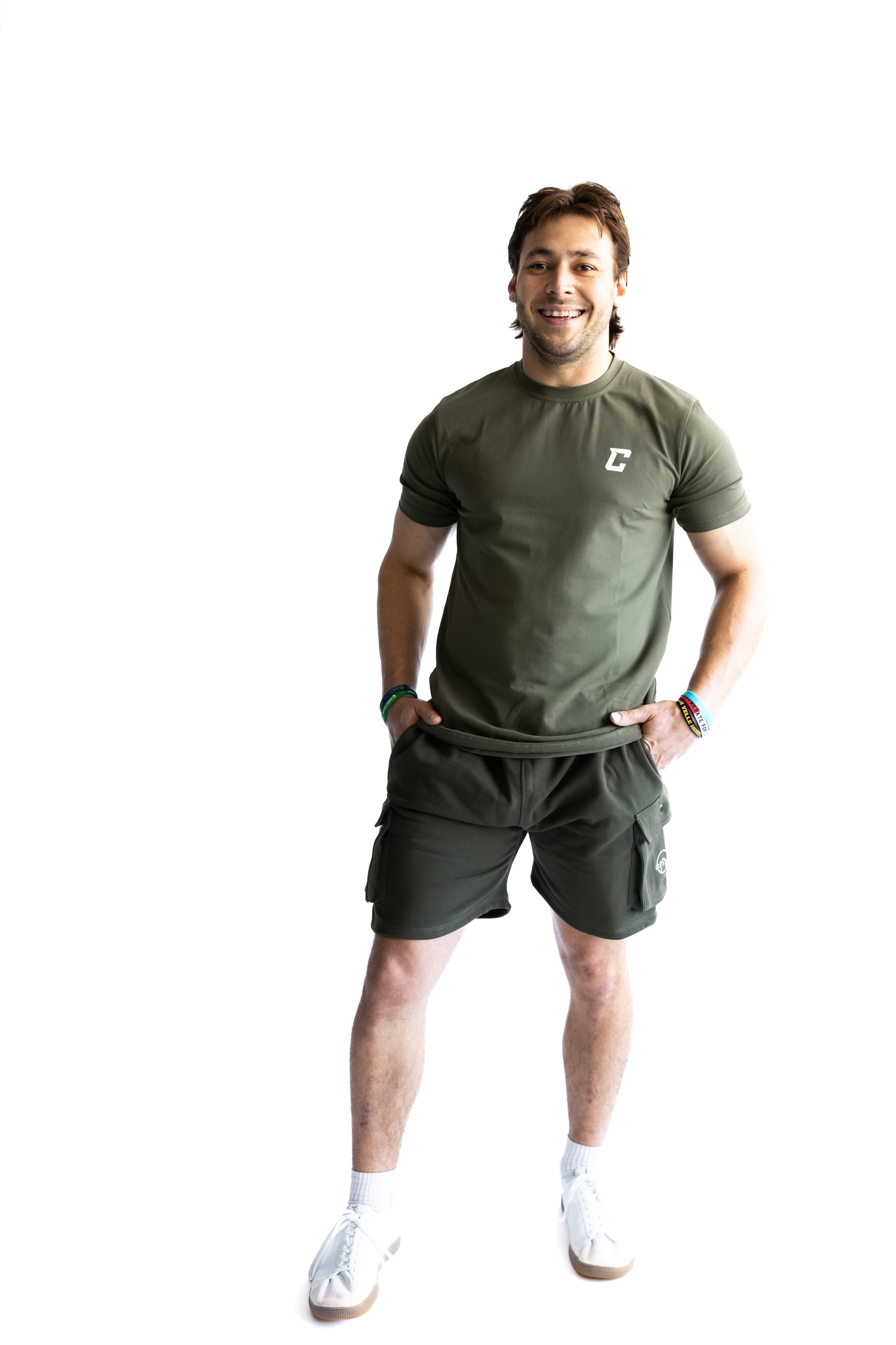 Elevate Tee - Army Green