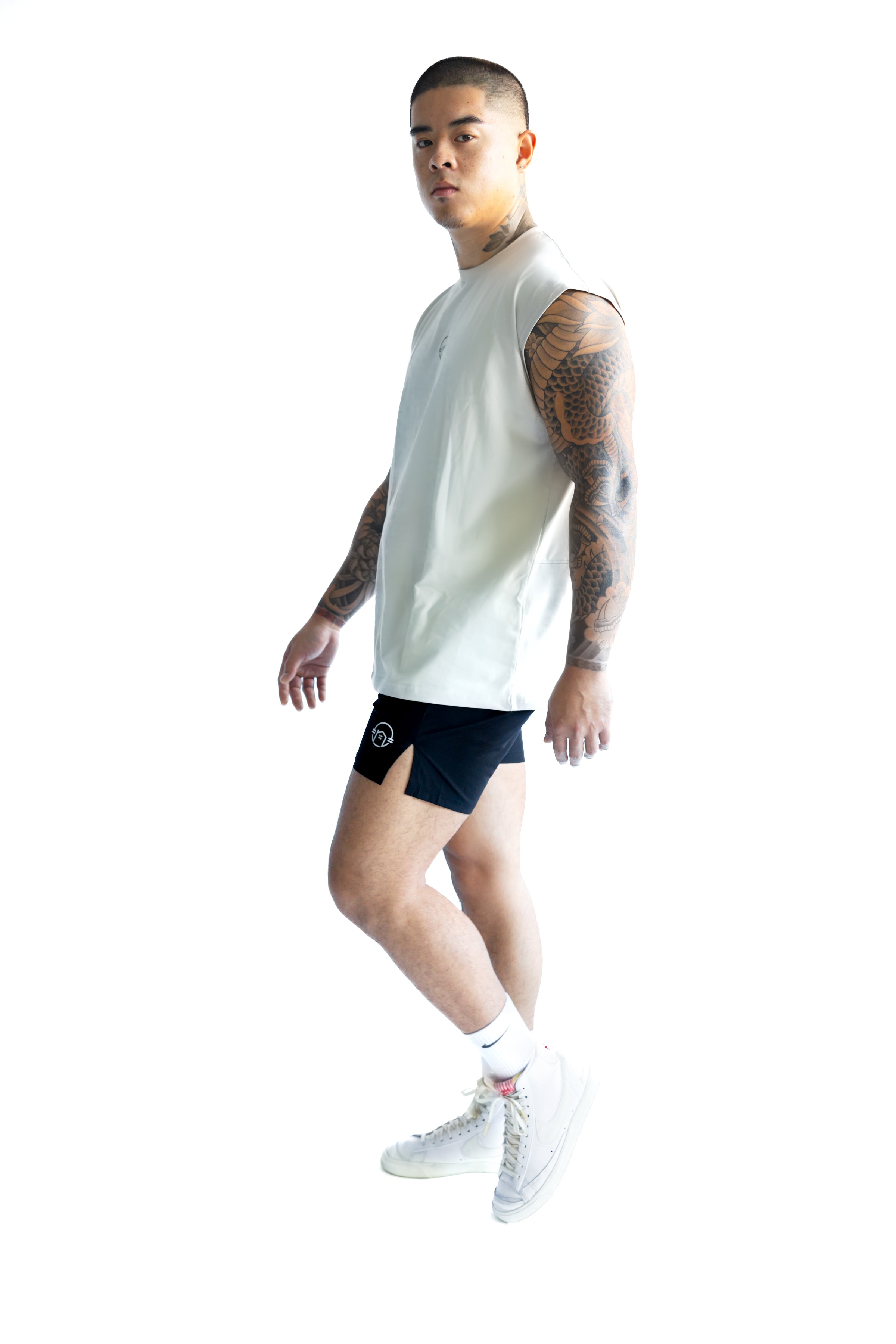 Forge Oversized Cutoff Tank - Beige