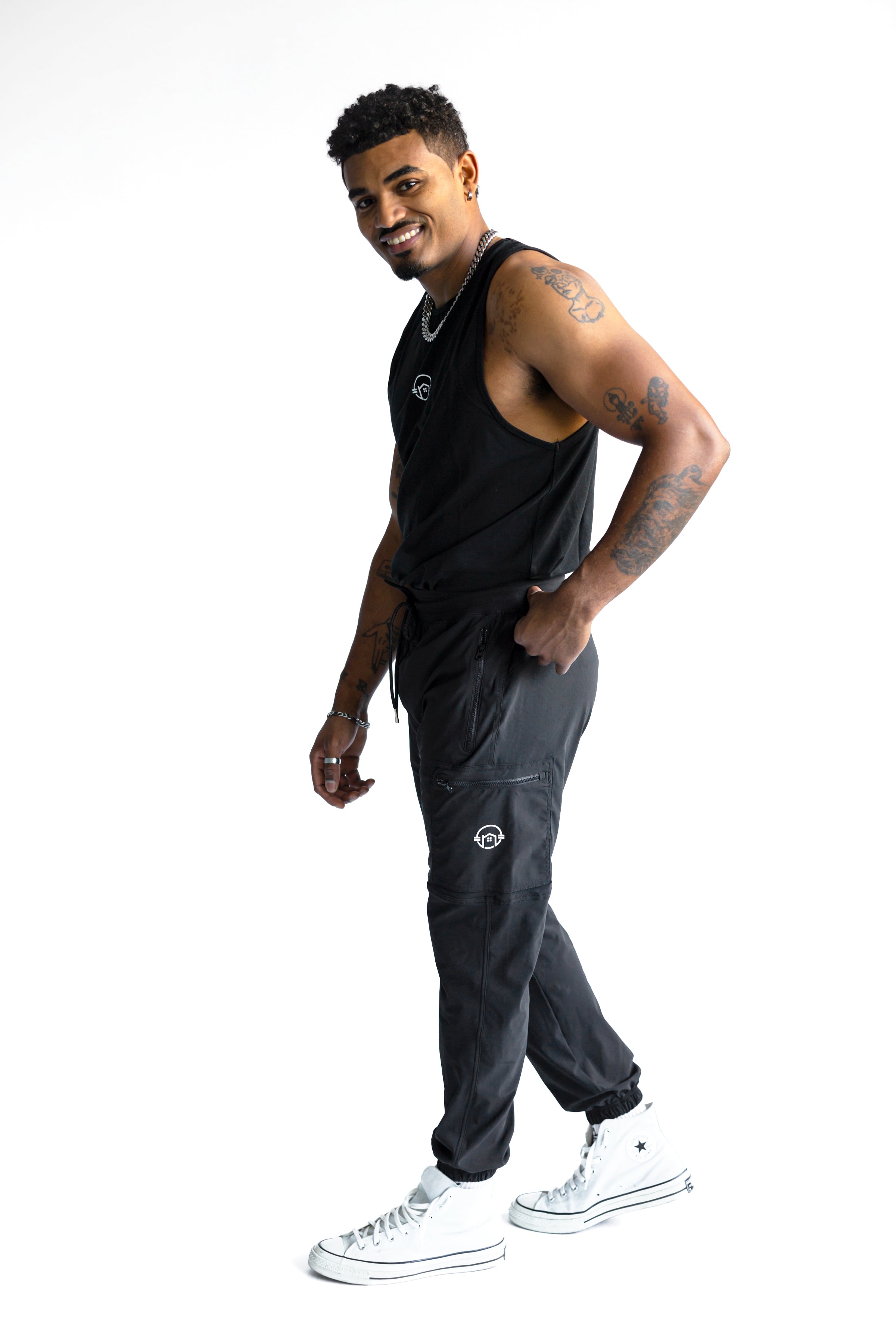 Dynamic Cargo Pants - Black