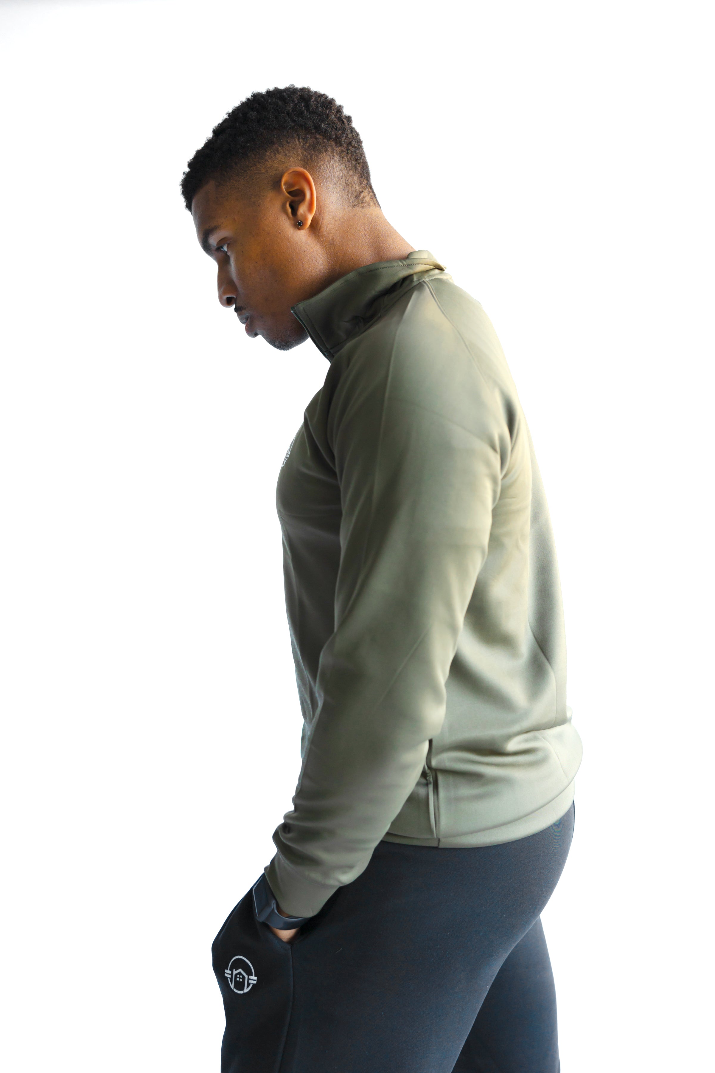 Summit 1/4 Zip - Olive