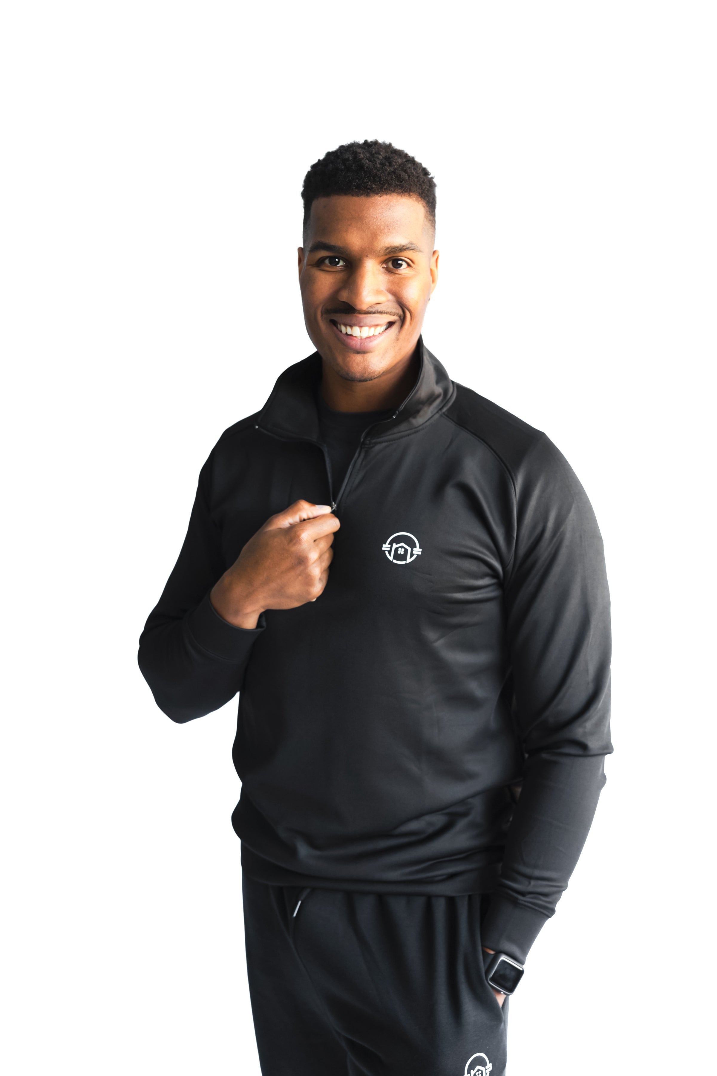 Summit 1/4 Zip - Black