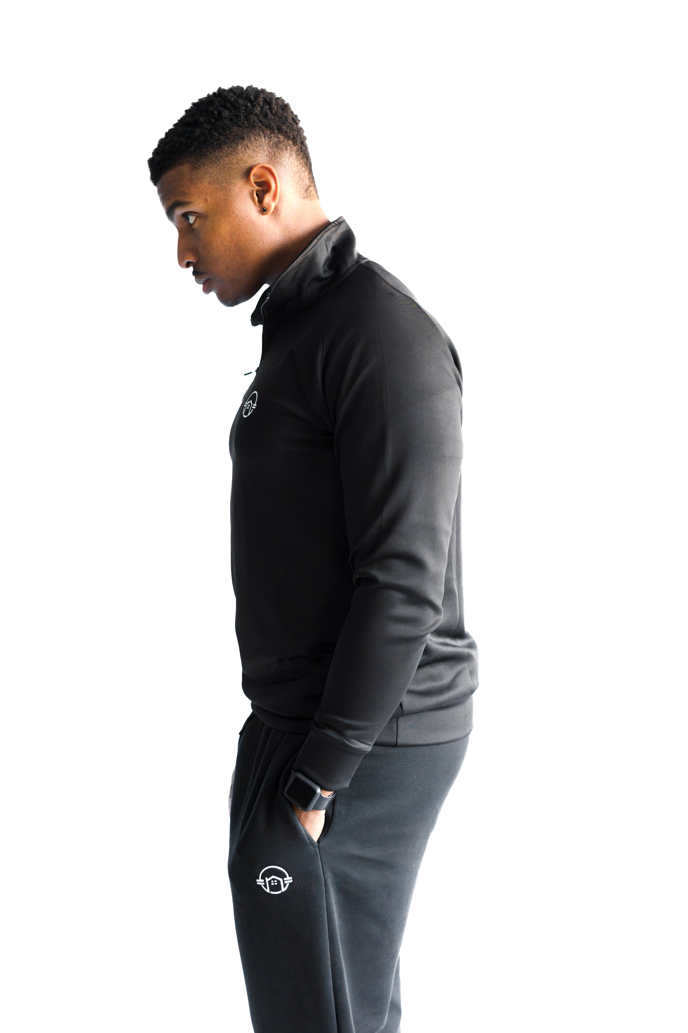 Summit 1/4 Zip - Black