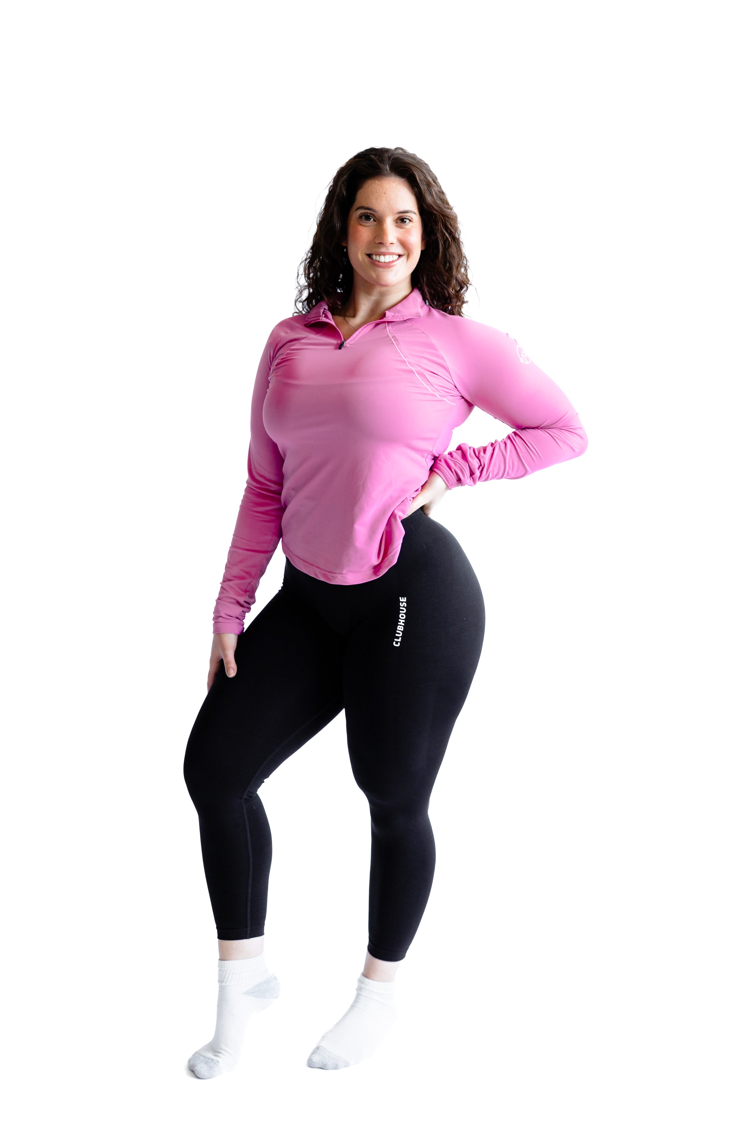Contour 1/4 Zip - Mauve