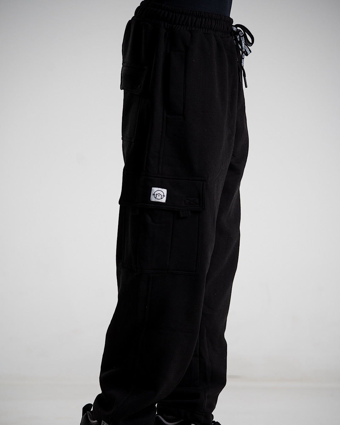 Domain Cargo Sweatpants - Black