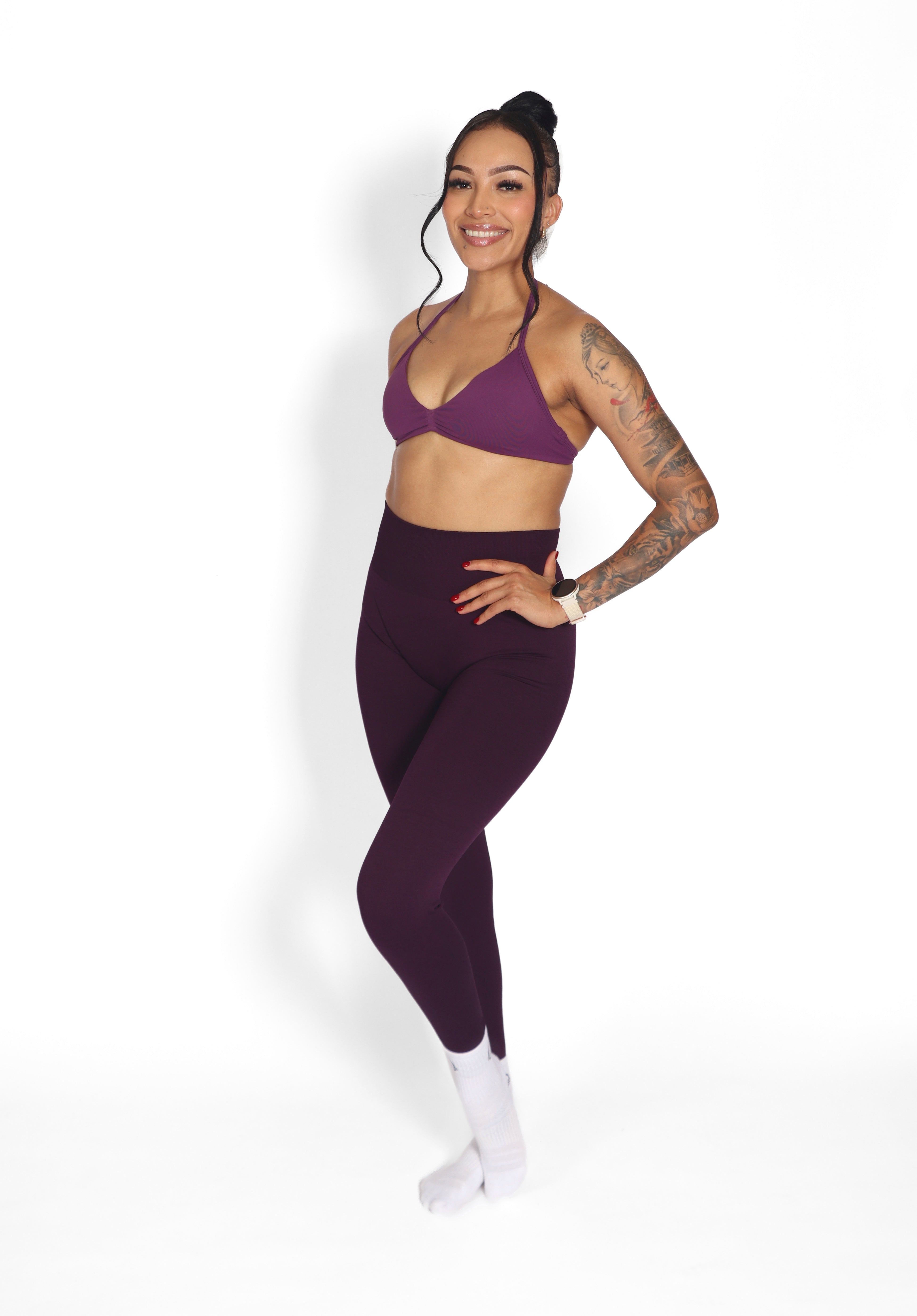 Summit Leggings - Plum