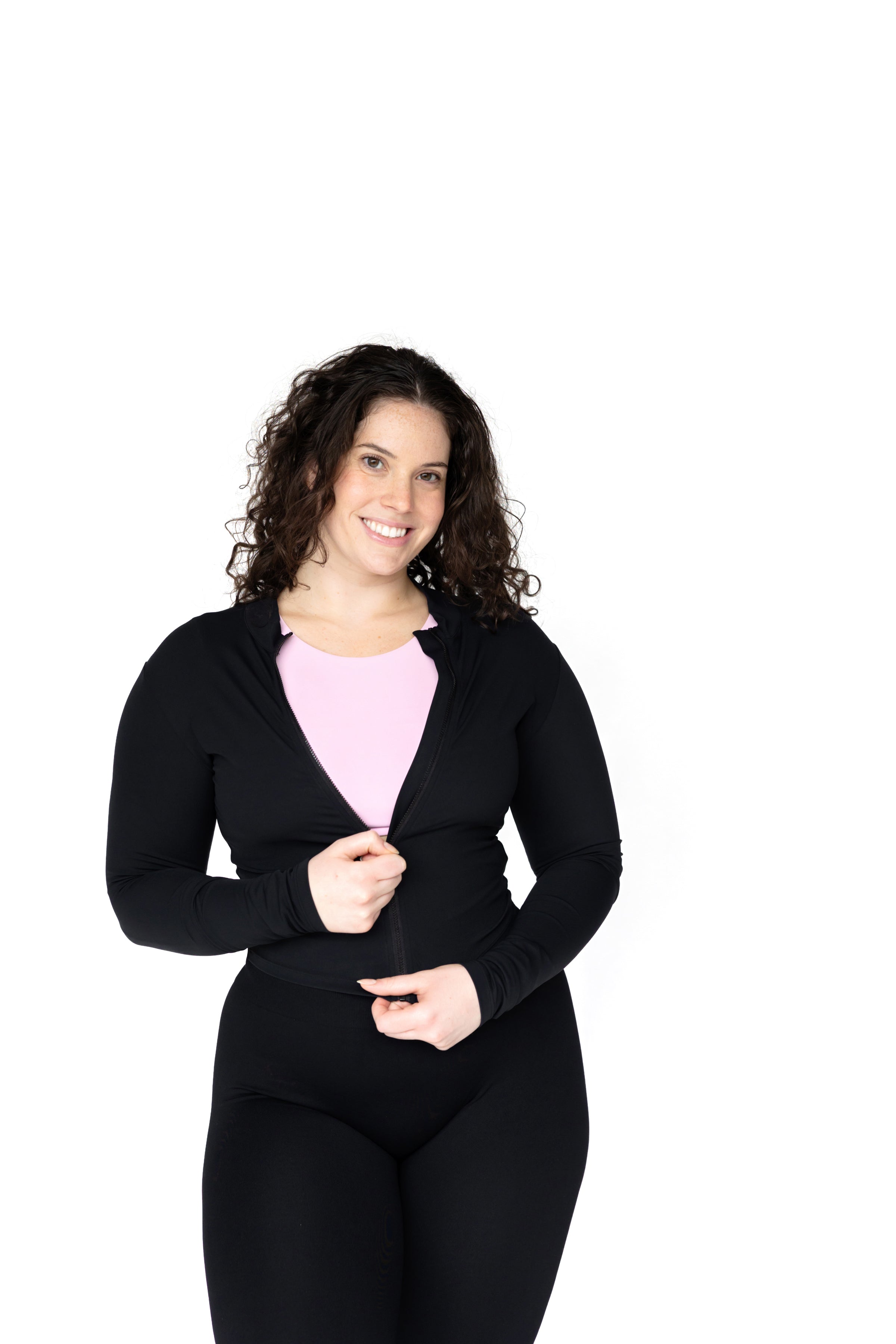 Nova Zip Up - Black