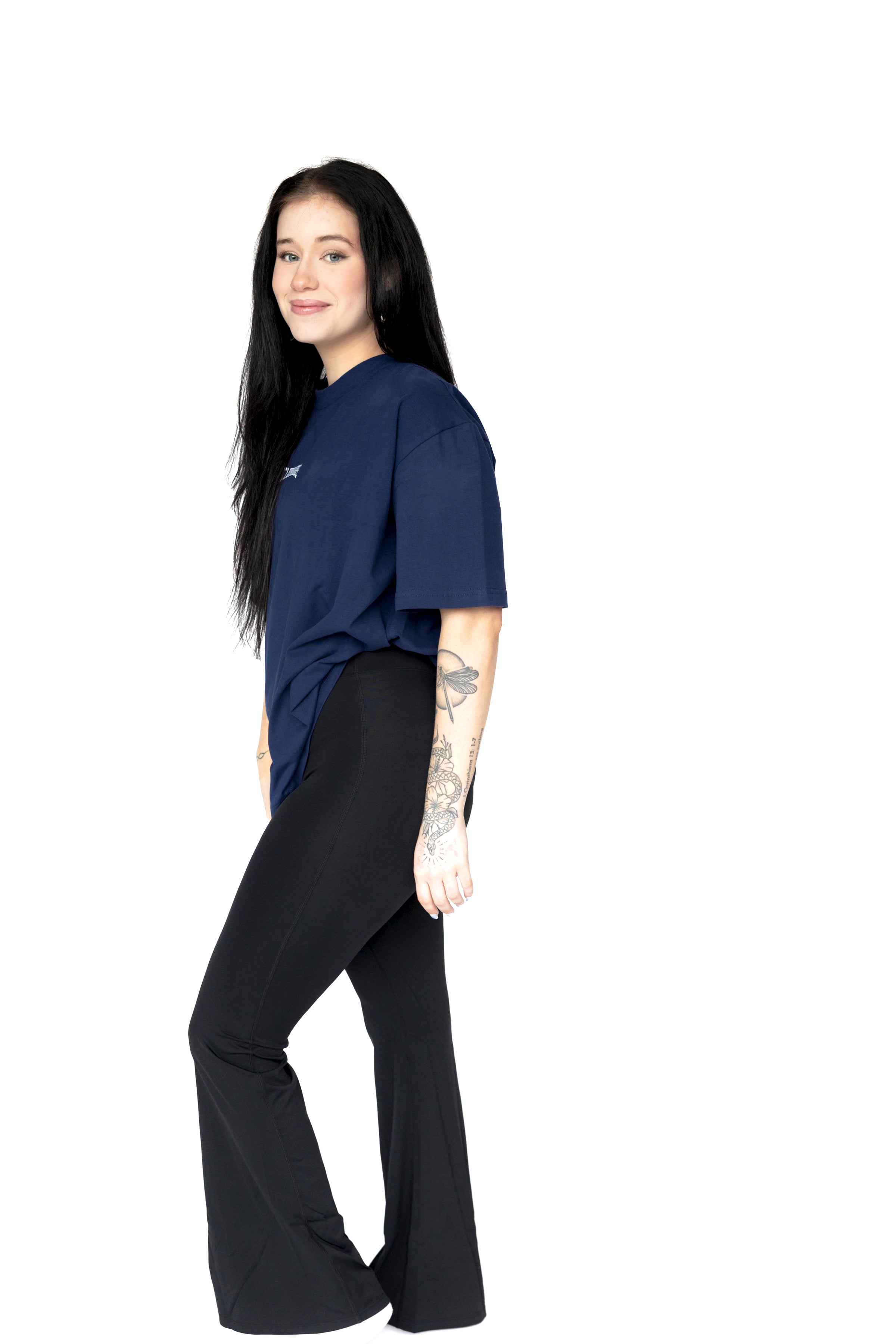 Bloom Tee - Midnight Blue
