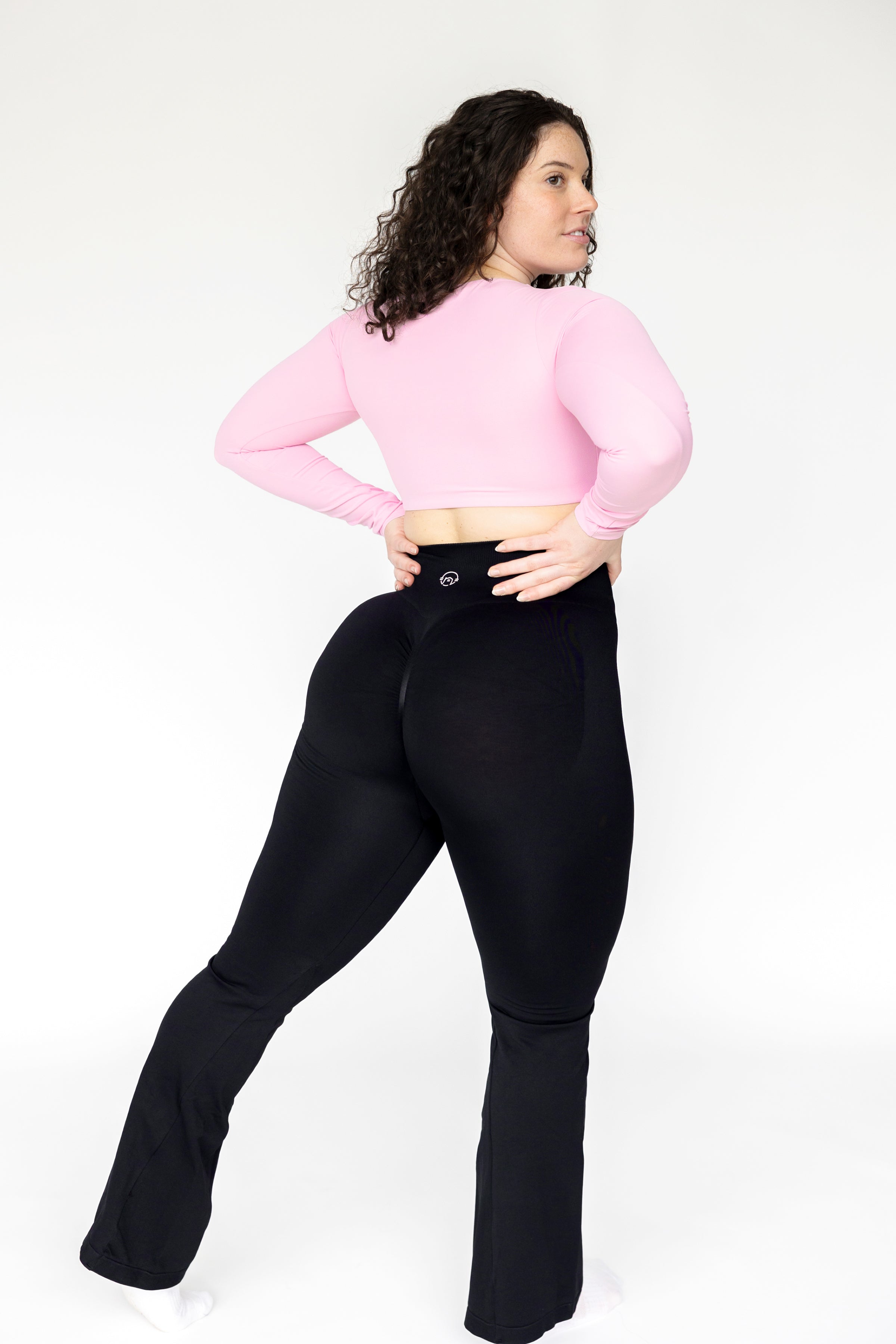 Echo Flare Leggings - Black