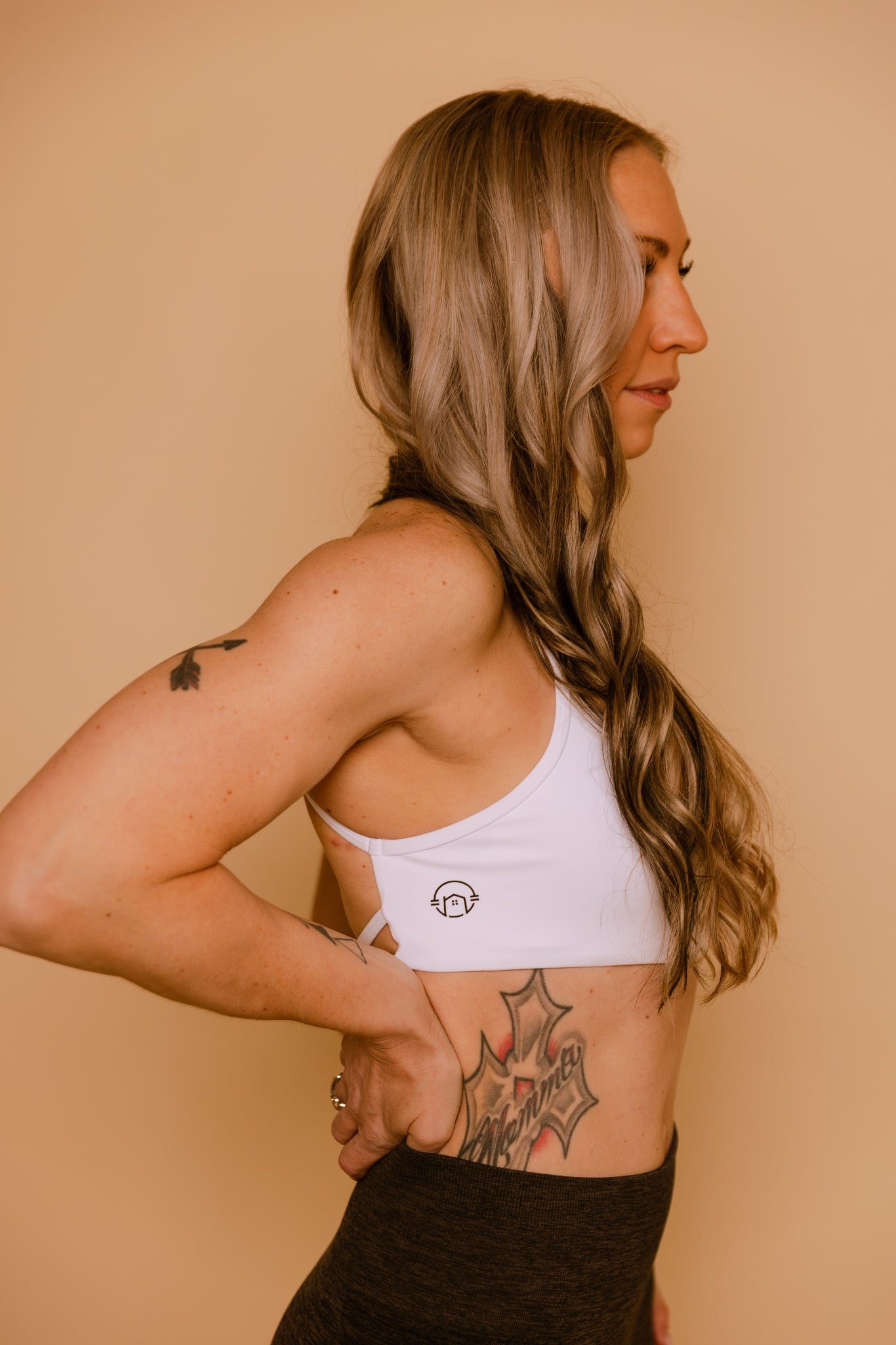 Victoria Sports Bra - White