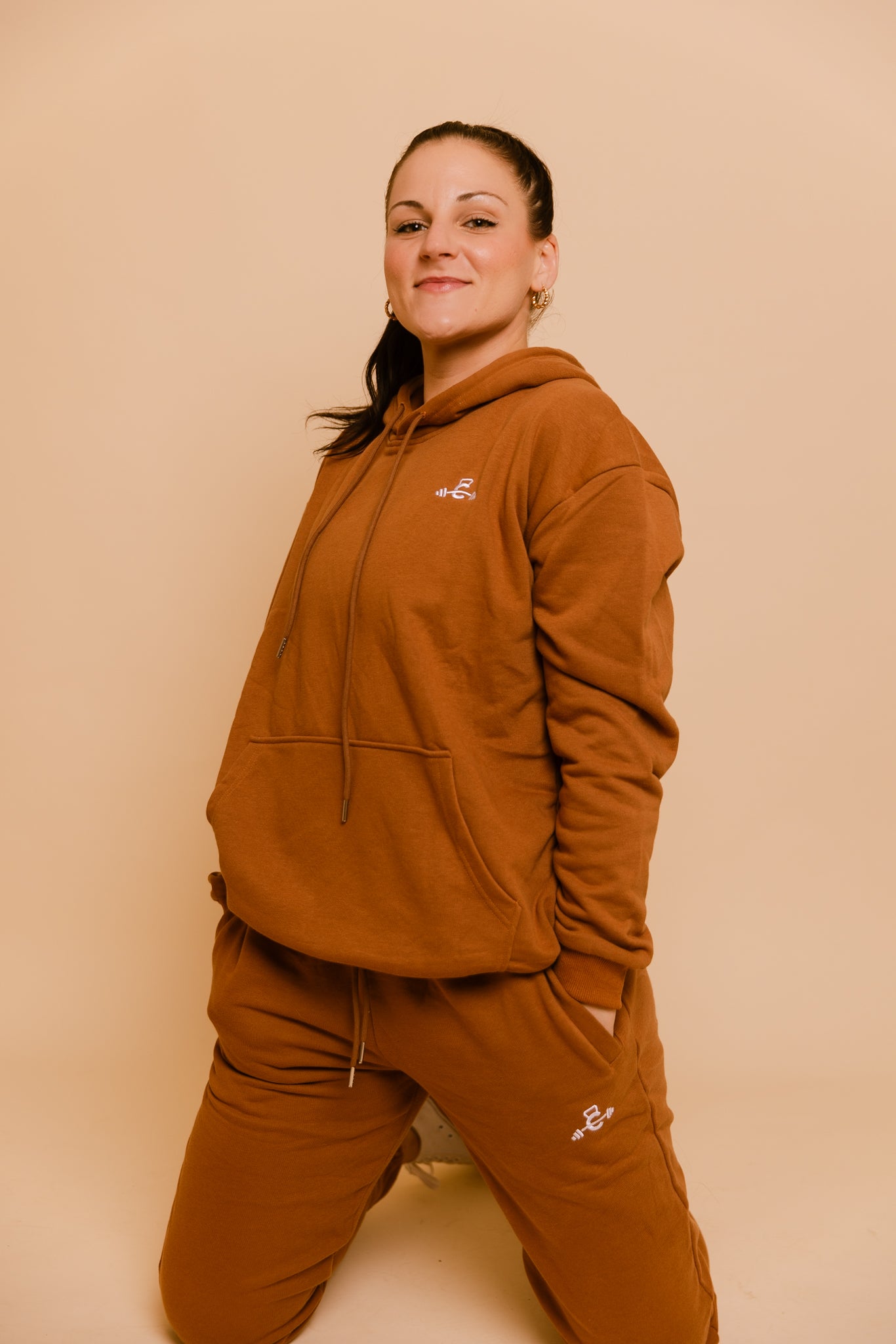 French Terry Hoodie - Bronze