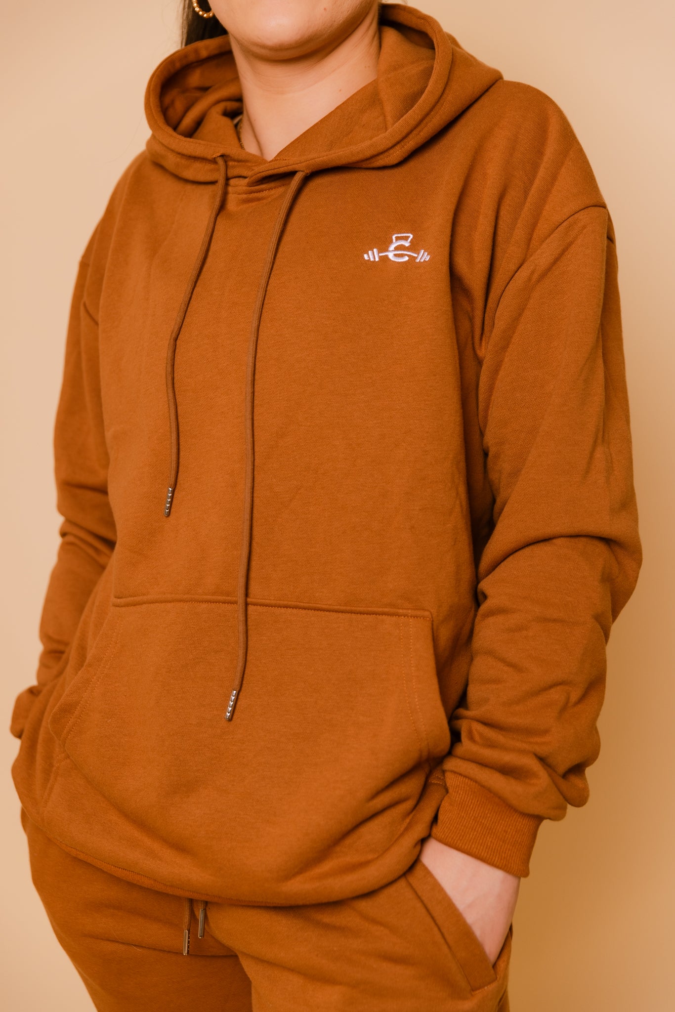 French Terry Hoodie - Bronze