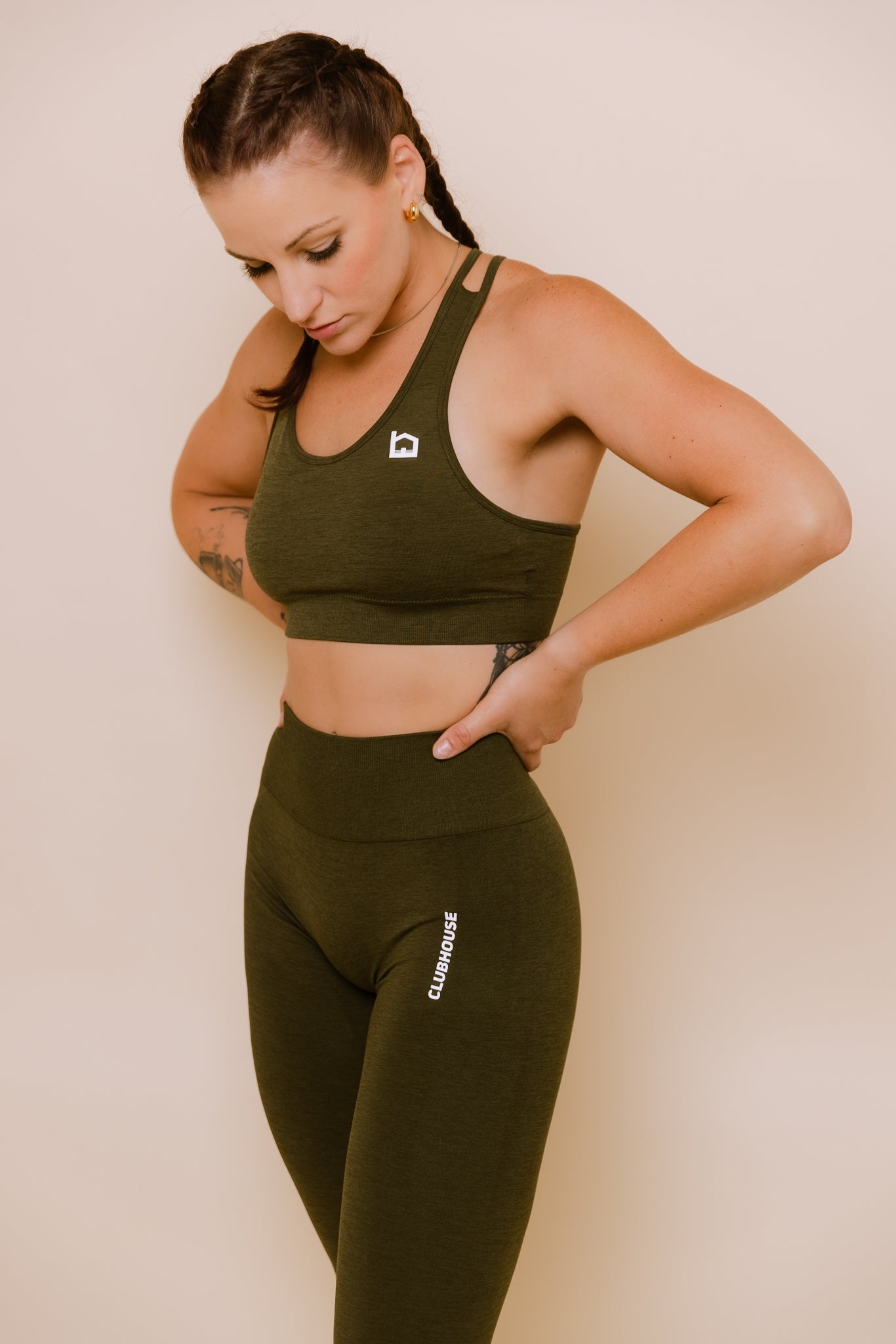 Staple Leggings - Army Green