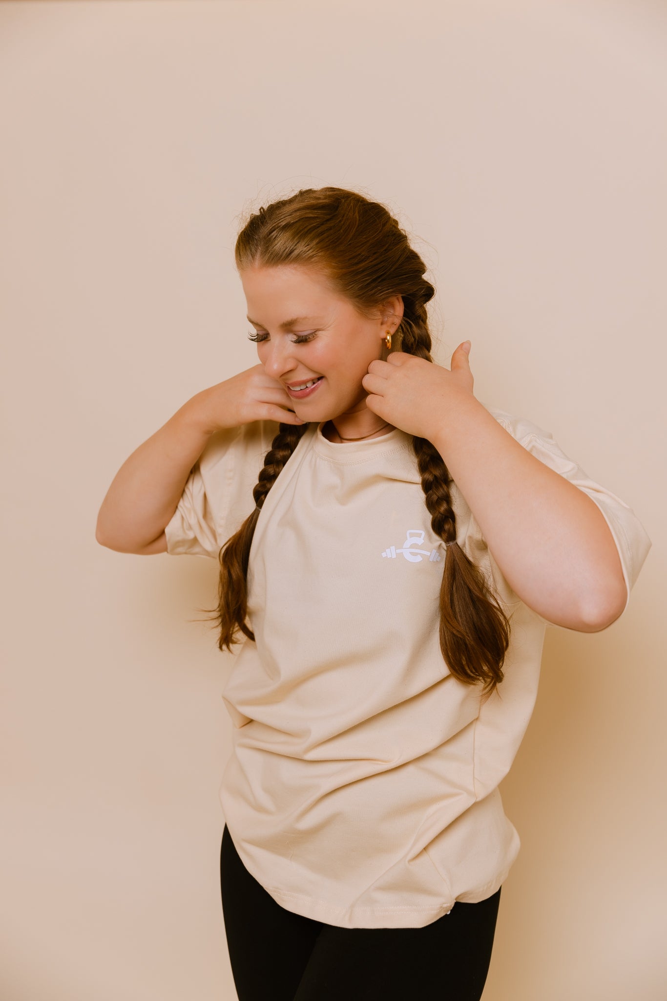 Boost Oversized Tee - Cream