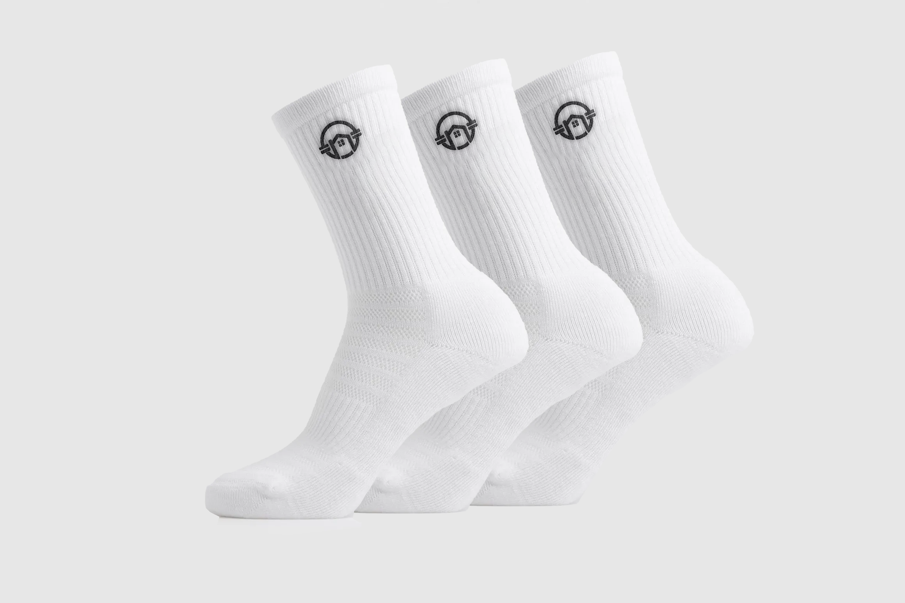 Everyday Crew Socks 3pk - White