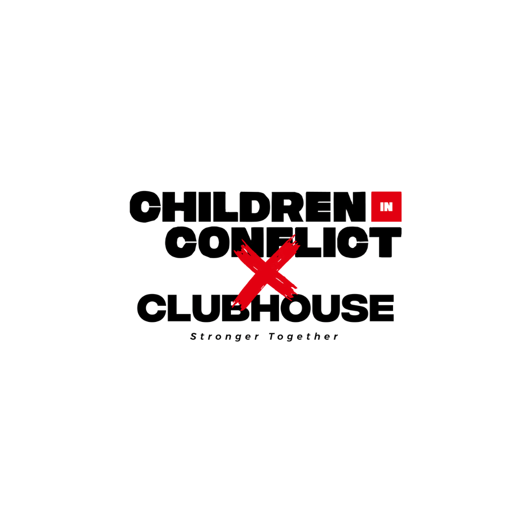 Stronger Together Tee – Children in Conflict x Clubhouse