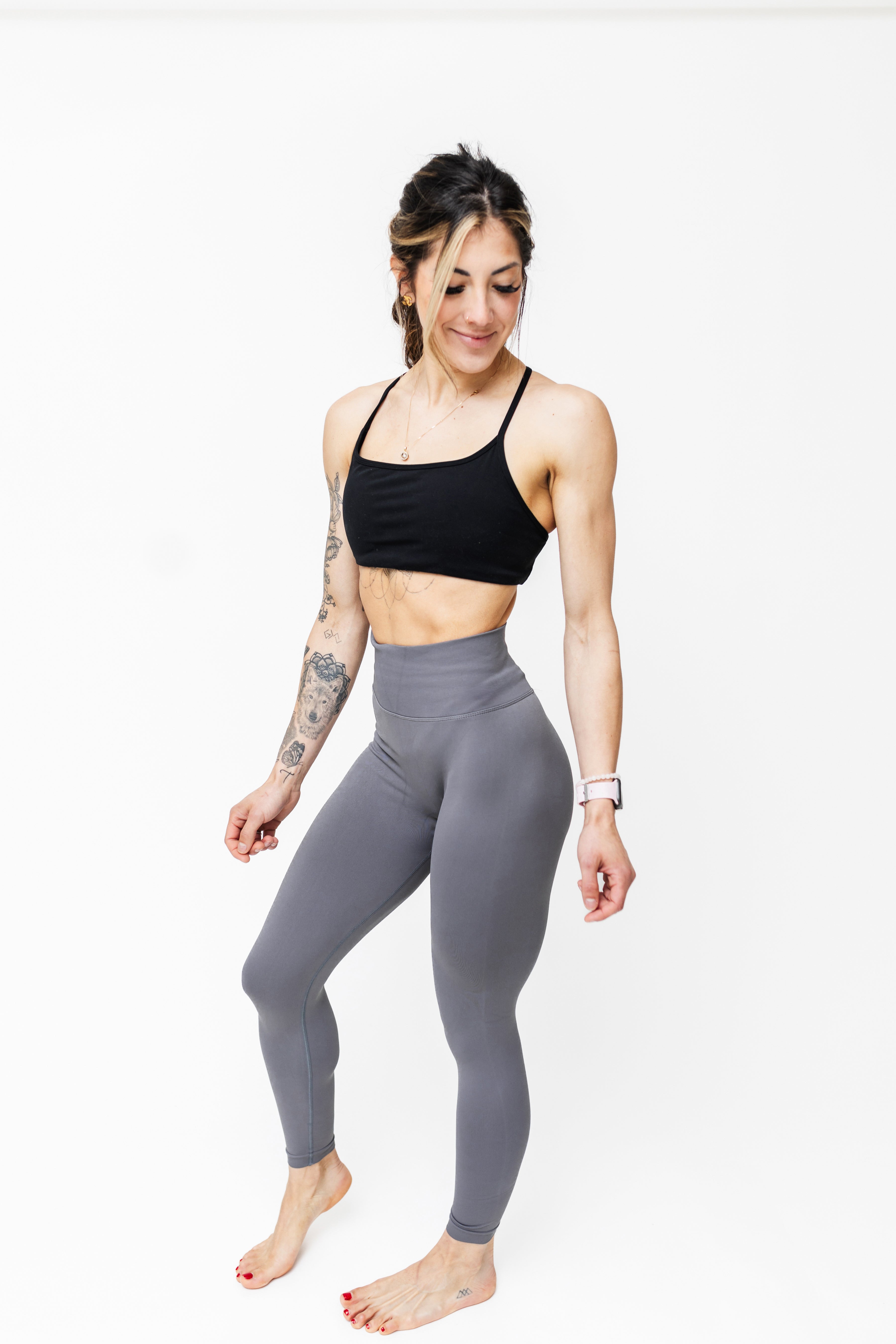 Power Leggings - Smoke