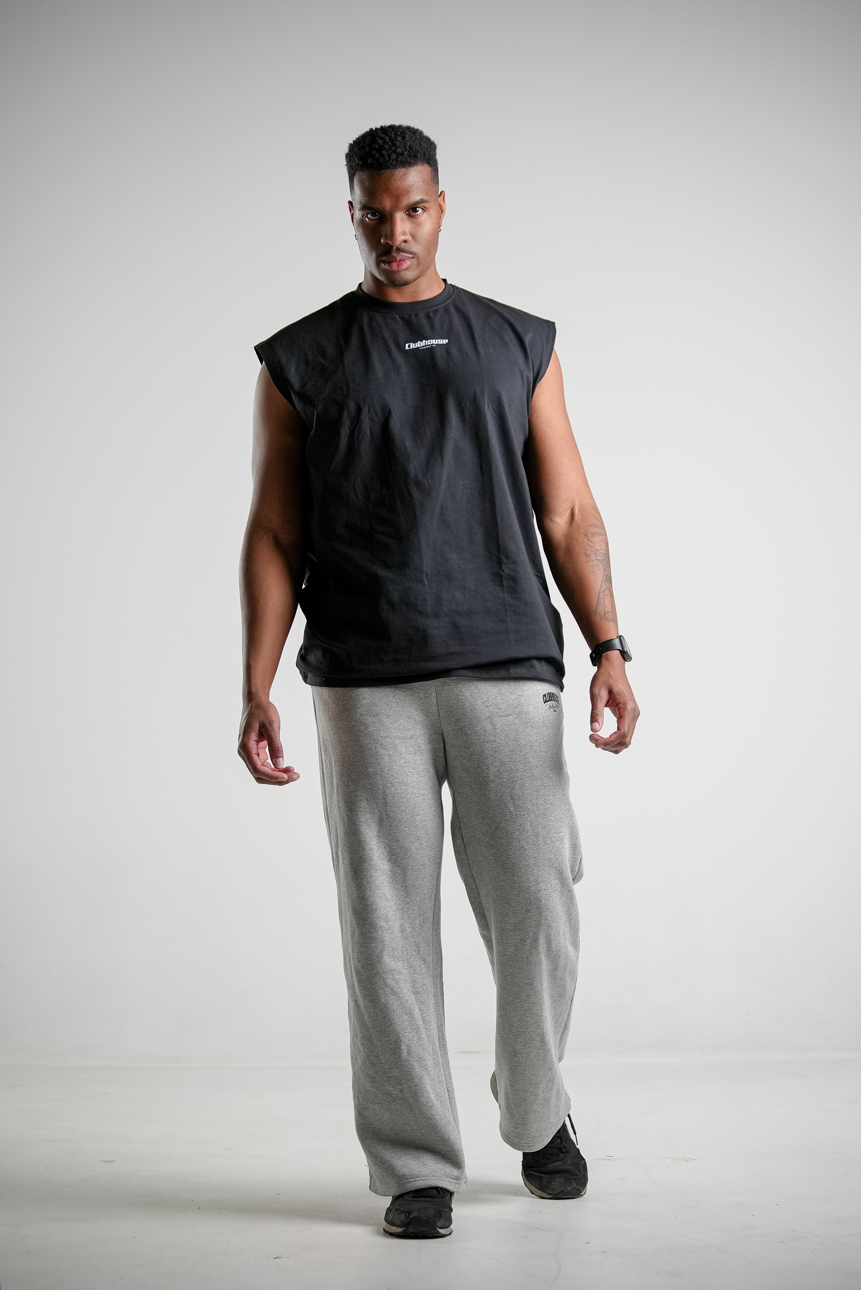 Forge Oversized Cutoff Tank - Black