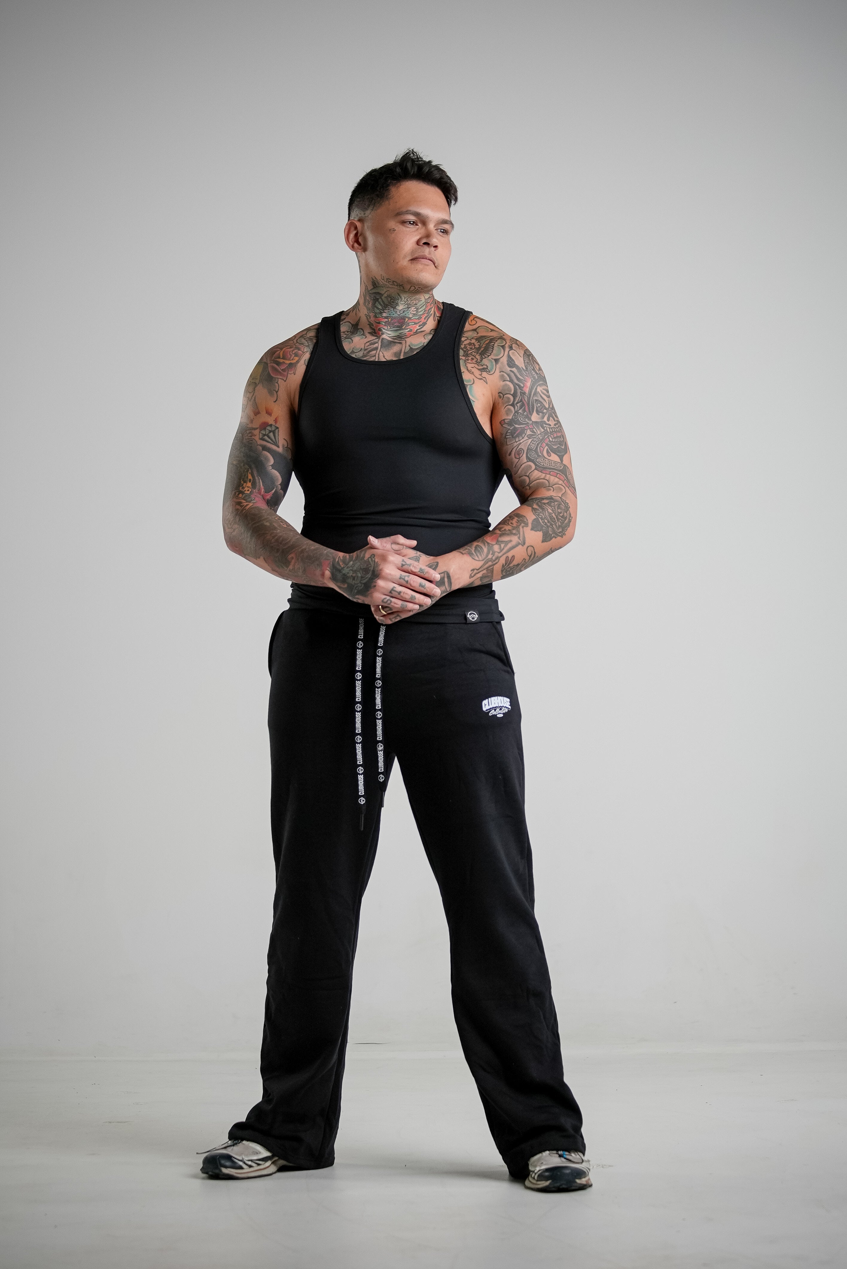 Clubhouse Ribbed Tank - Black