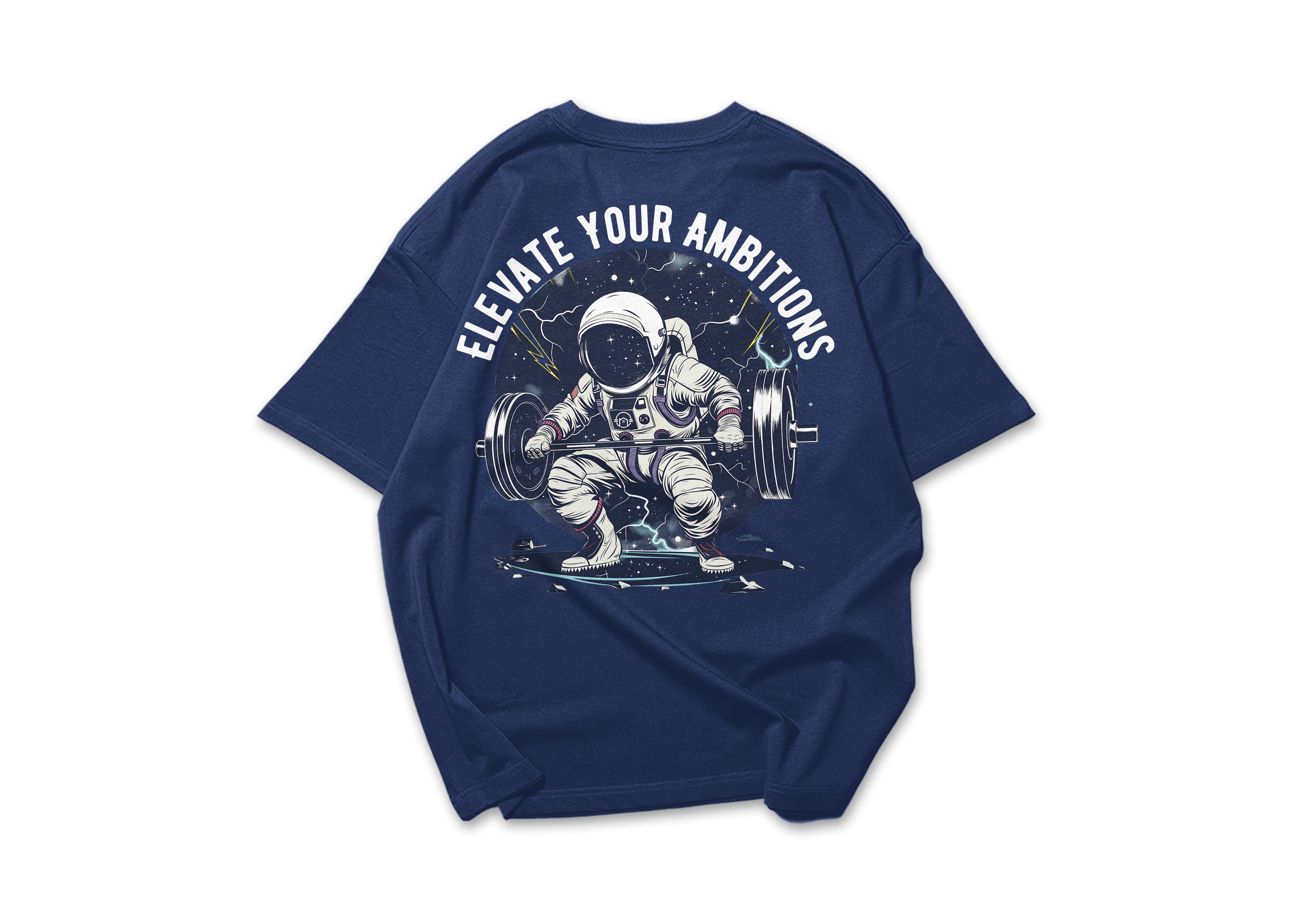 Cosmic Gains Tee - Navy