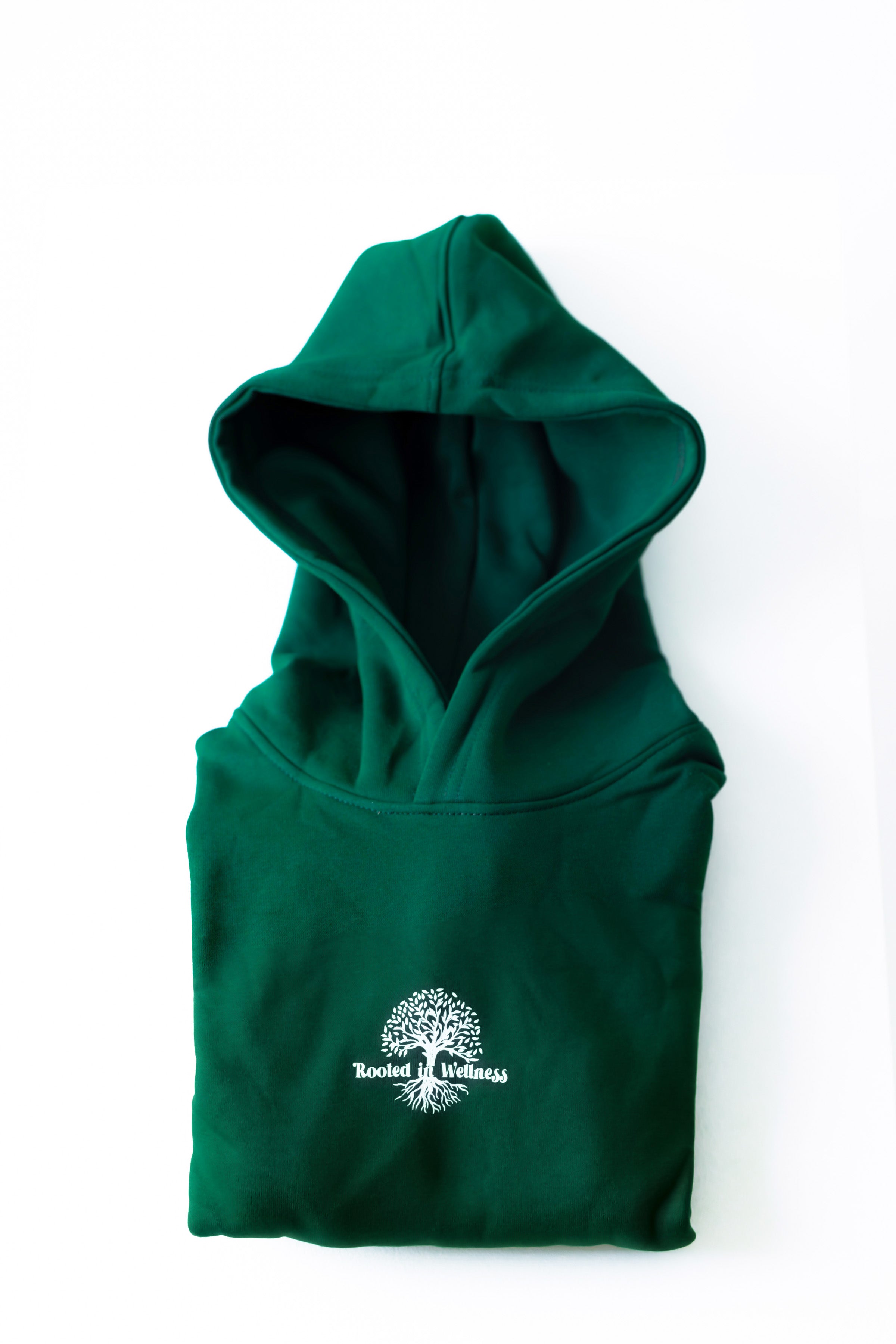 Rooted In Wellness Hoodie - Forest Green