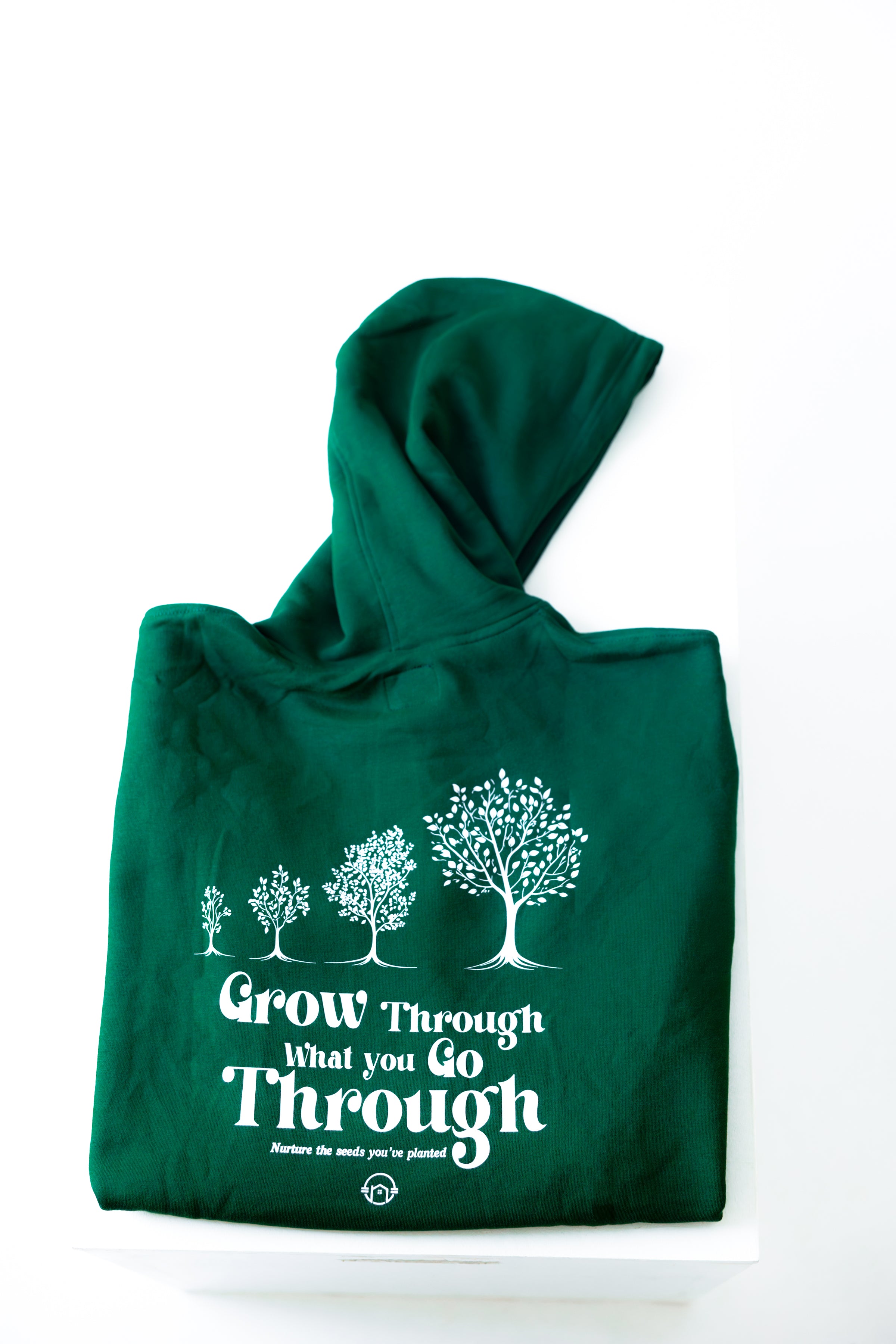 Rooted In Wellness Hoodie - Forest Green