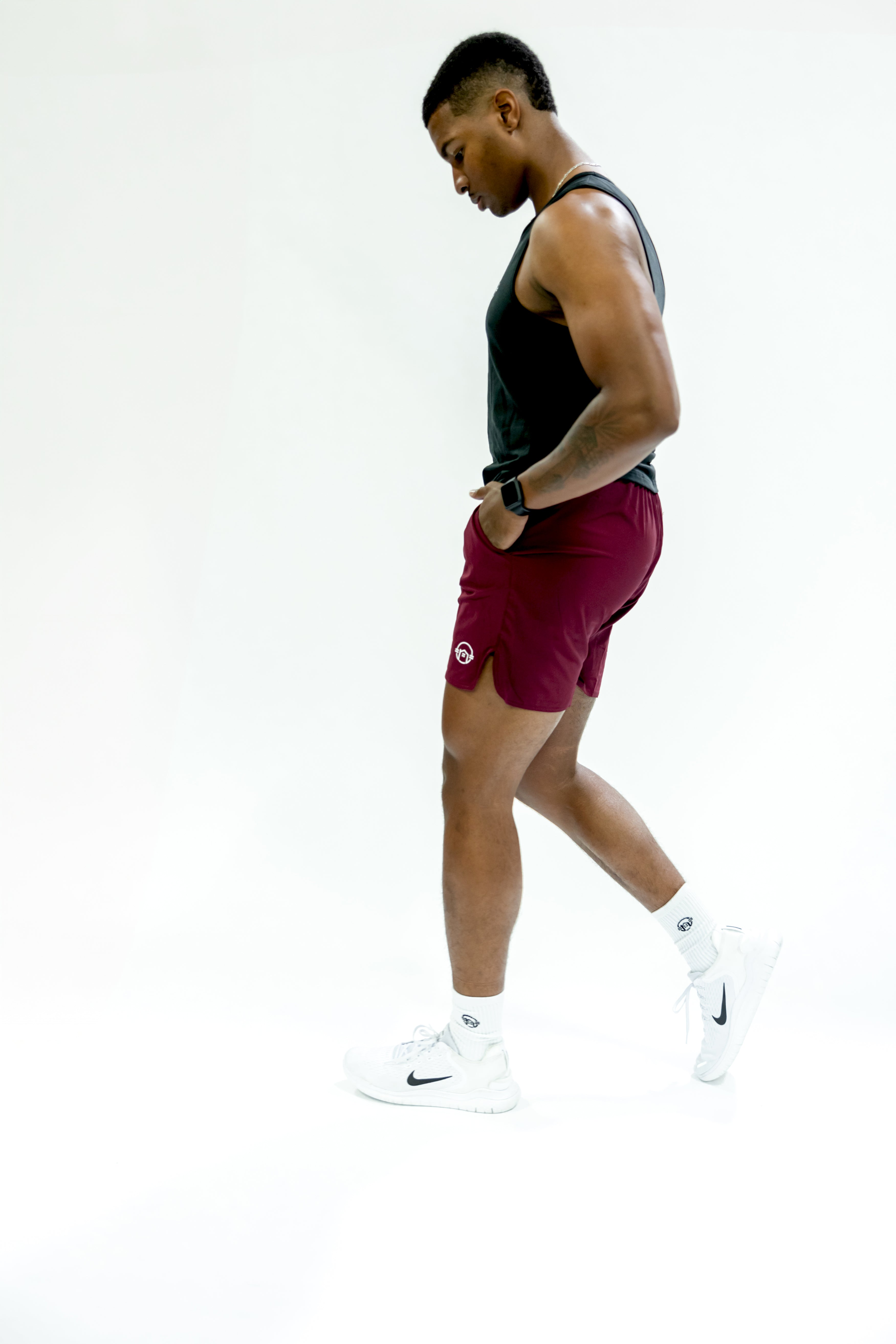 Propel Shorts - Burgundy