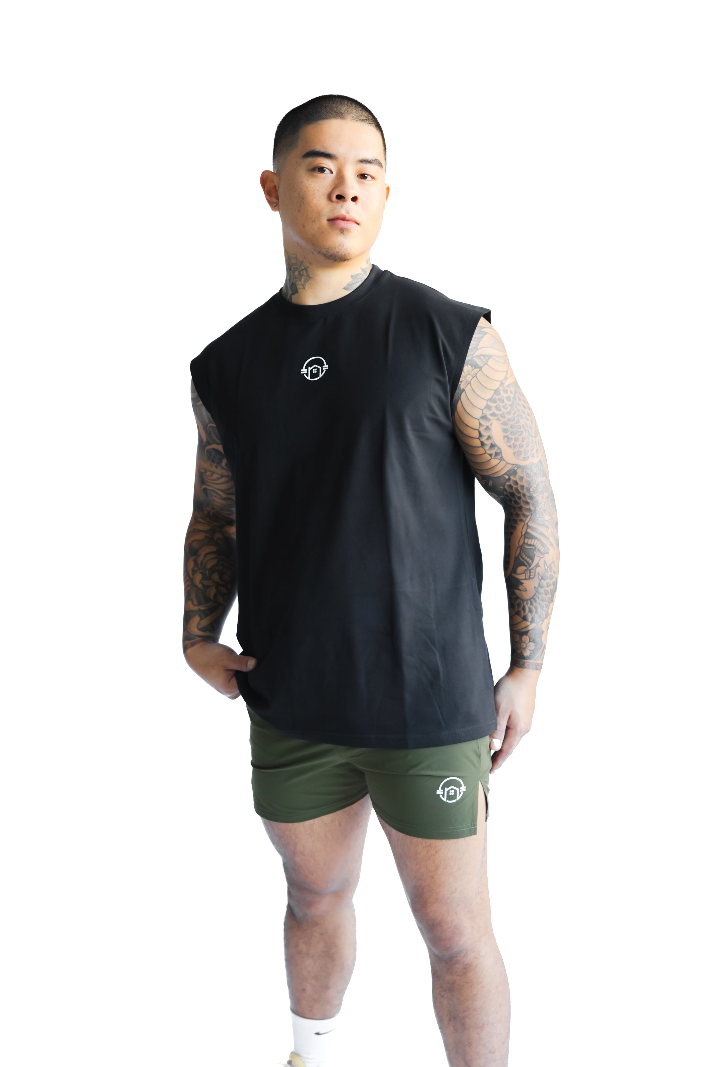 4" Aerostride Shorts - Army Green