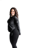 Contour 1/4 Zip - Black