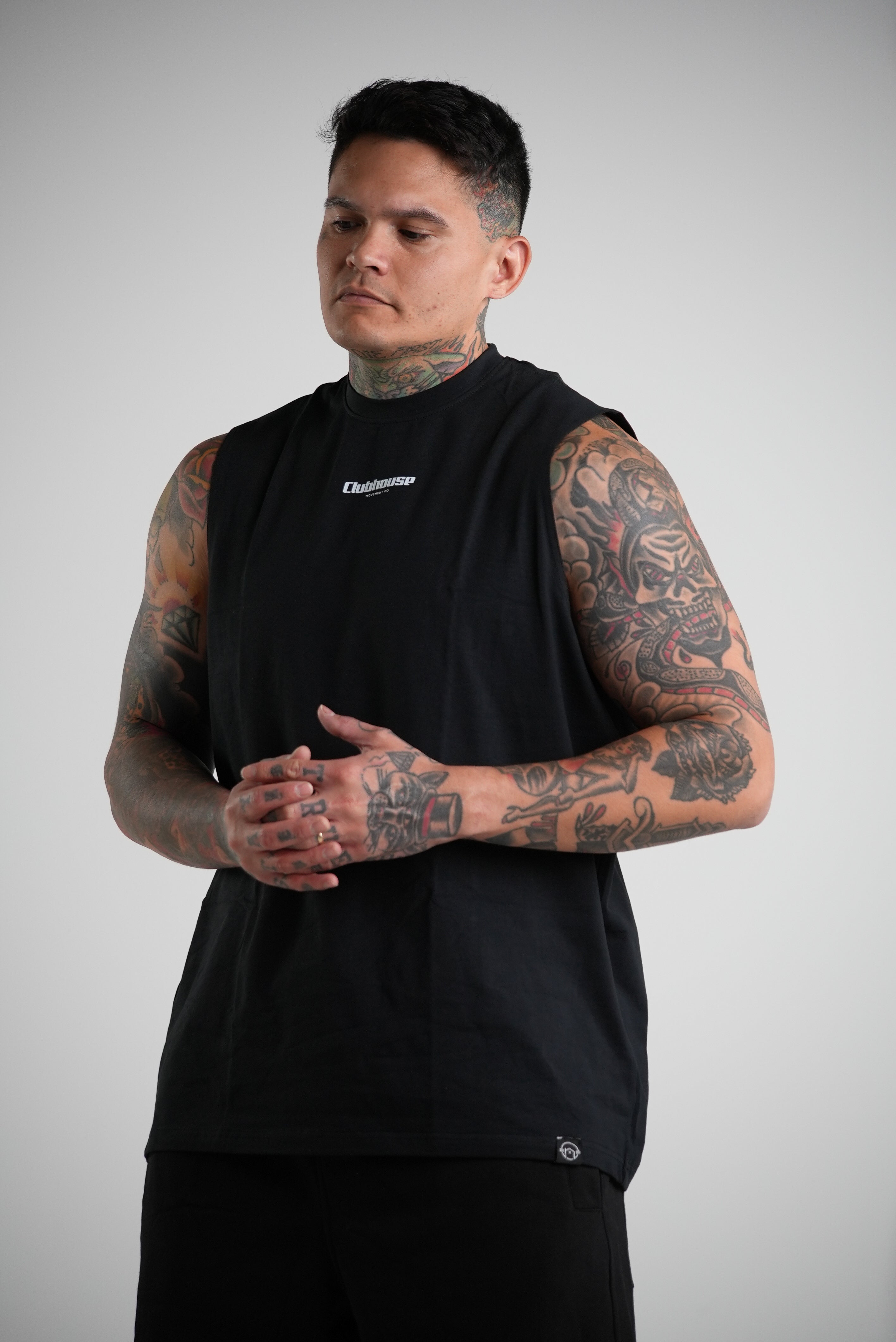 Compound Cutoff Tank - Black