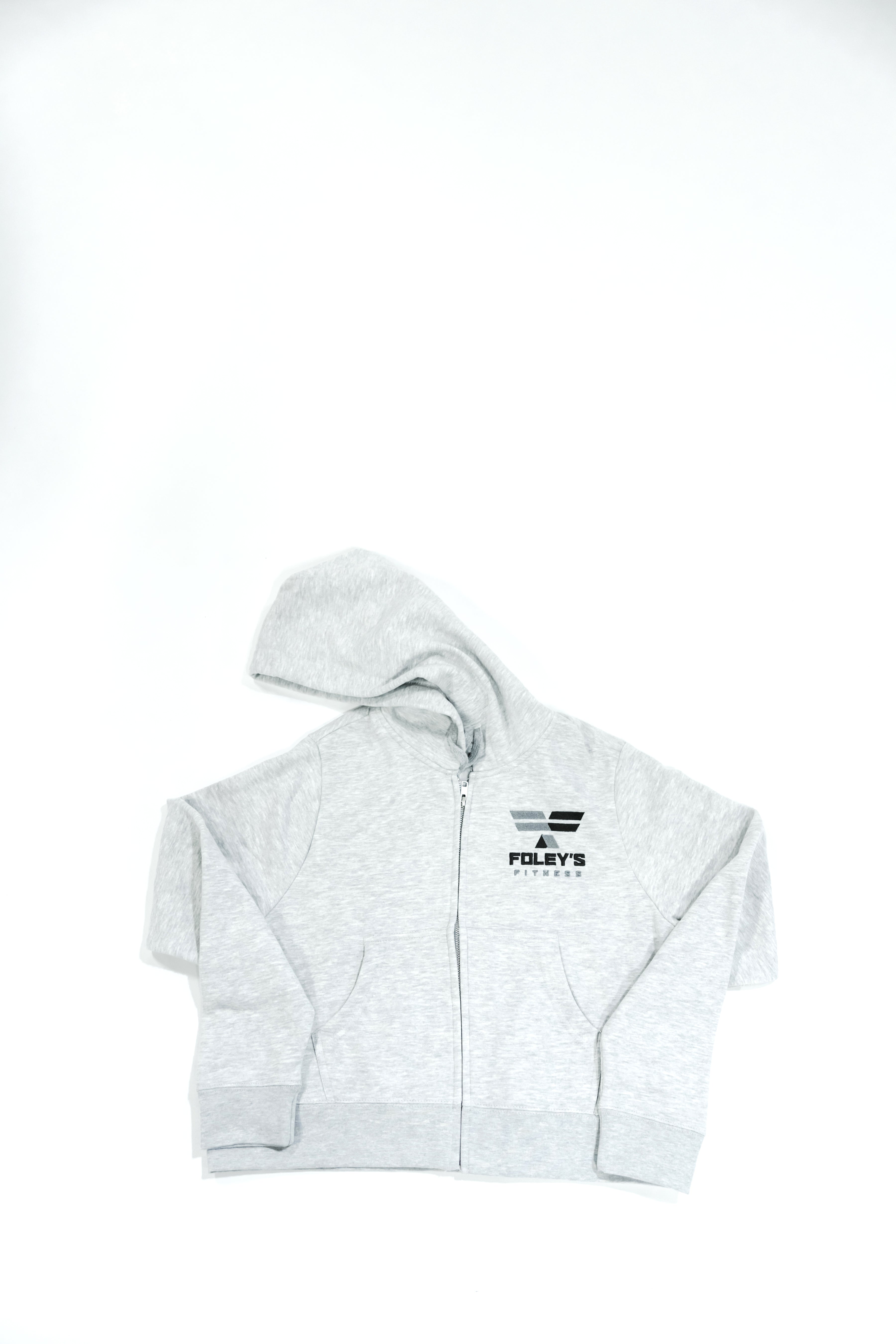 Foley’s Fleece Zip Up Hoodie - Grey