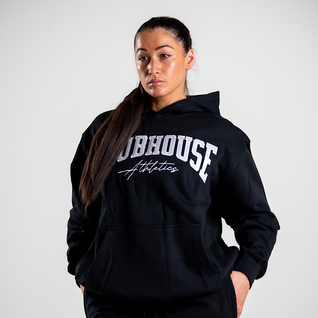 Clubhouse United Travel Hoodie – Black