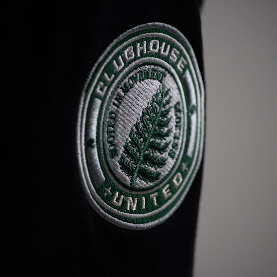 Clubhouse United Travel Hoodie – Black