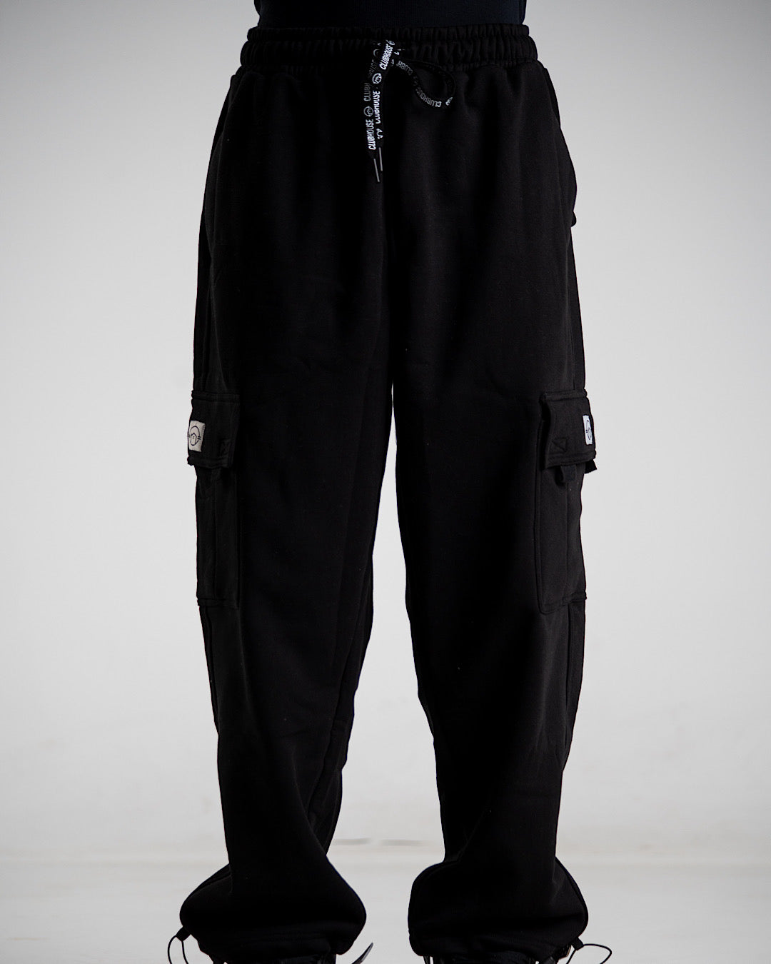 Domain Cargo Sweatpants - Black