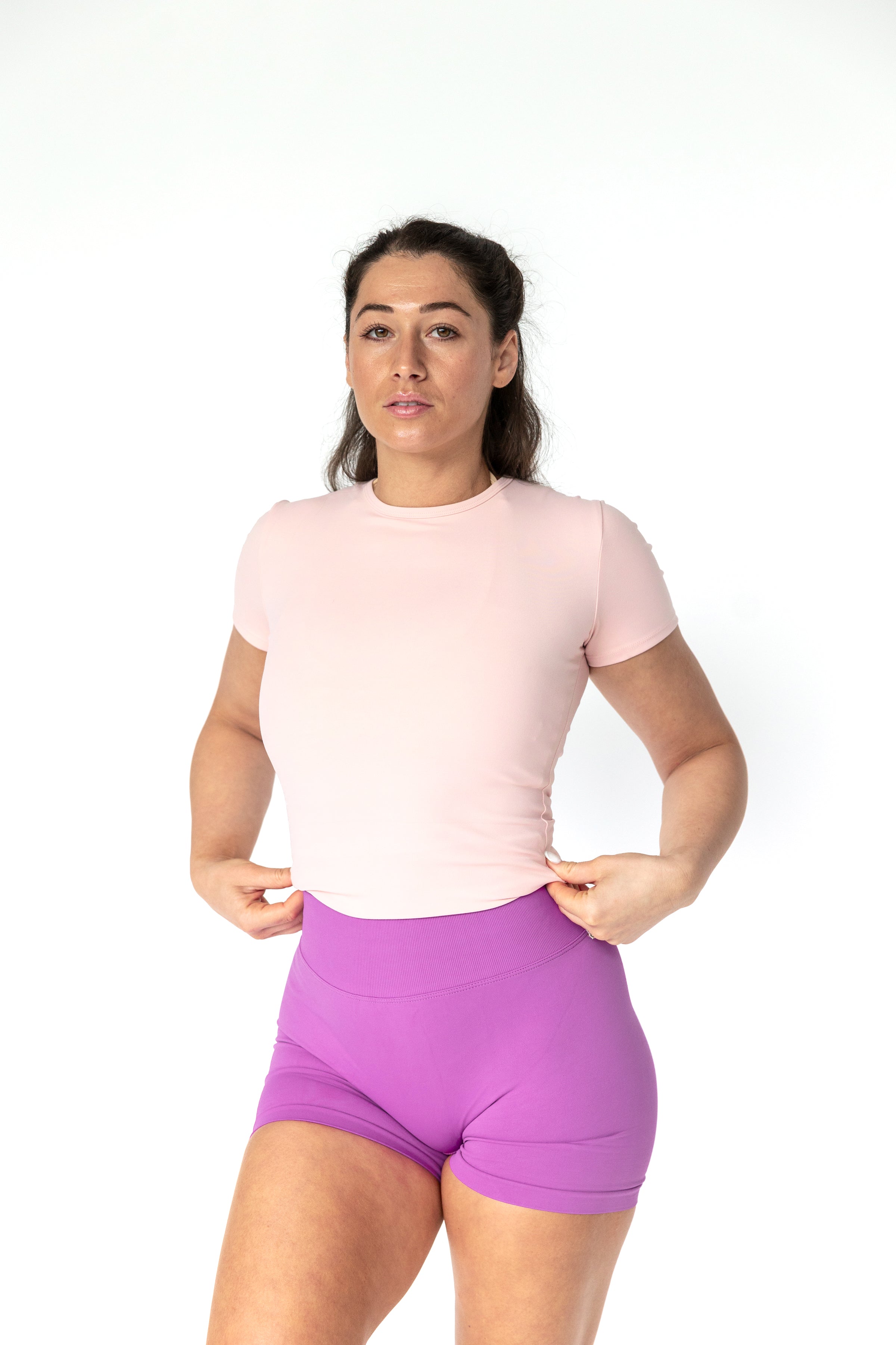 Sofia Compression Tee - Blush