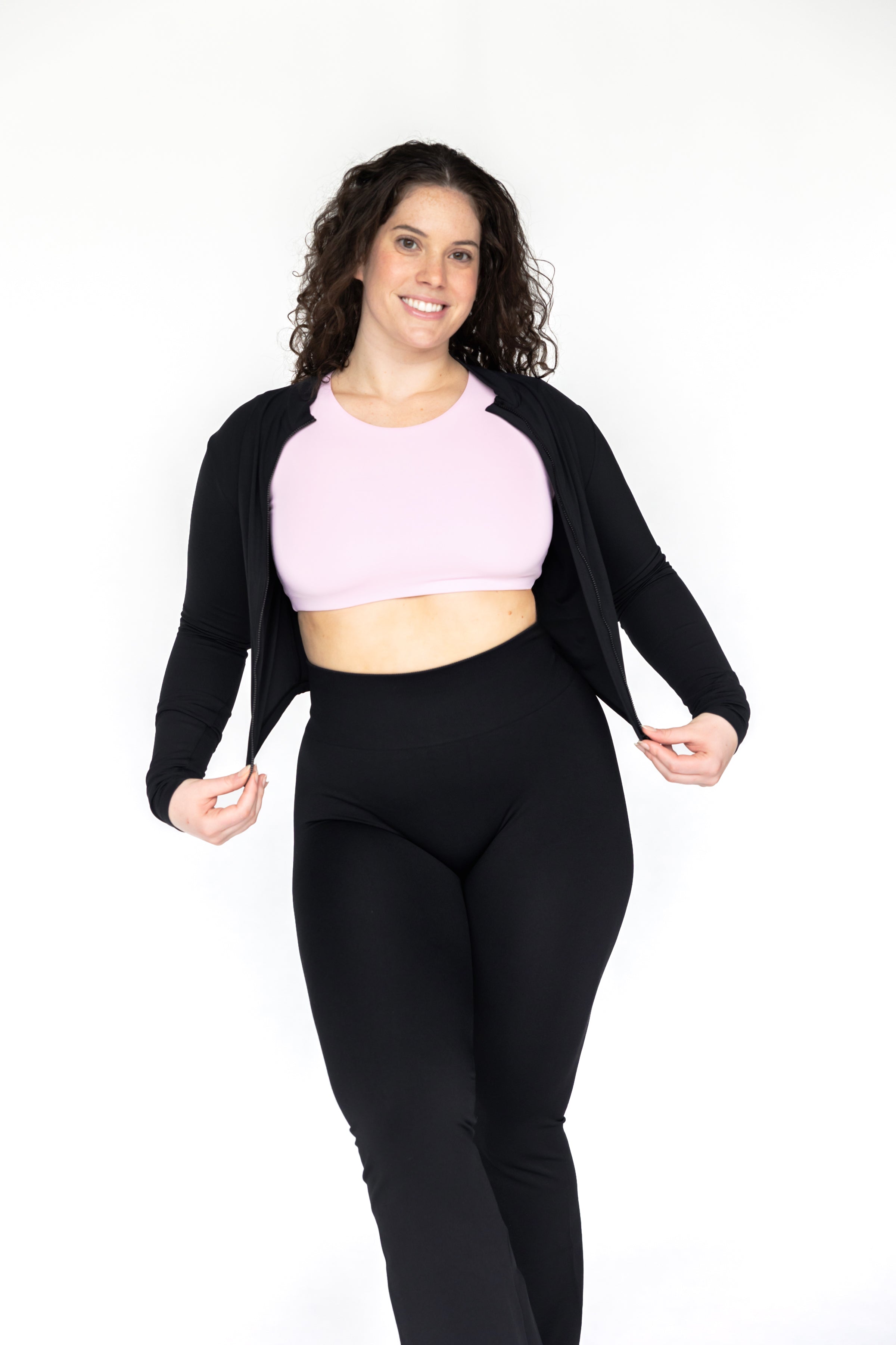 Nova Zip Up - Black