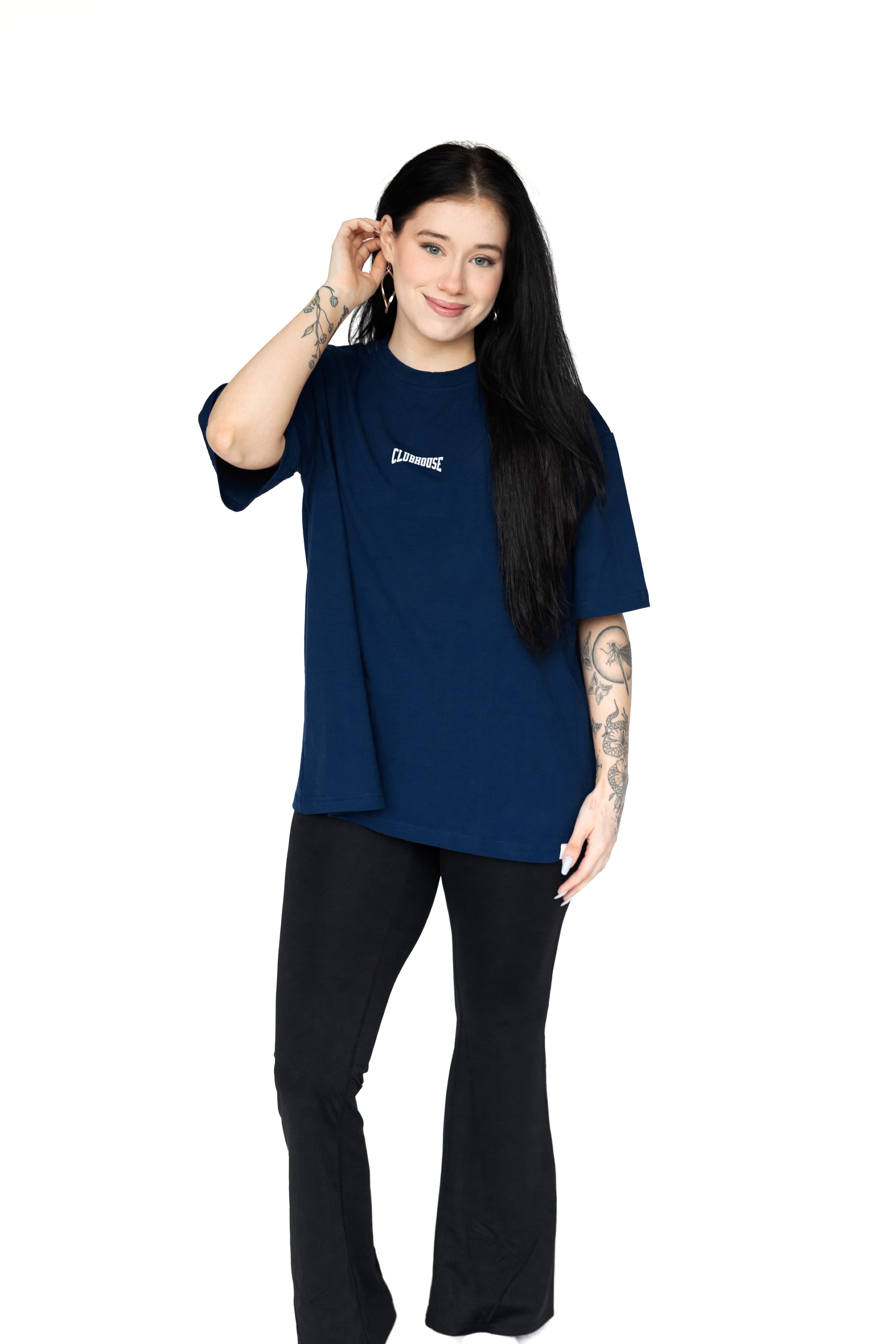 Bloom Tee - Midnight Blue