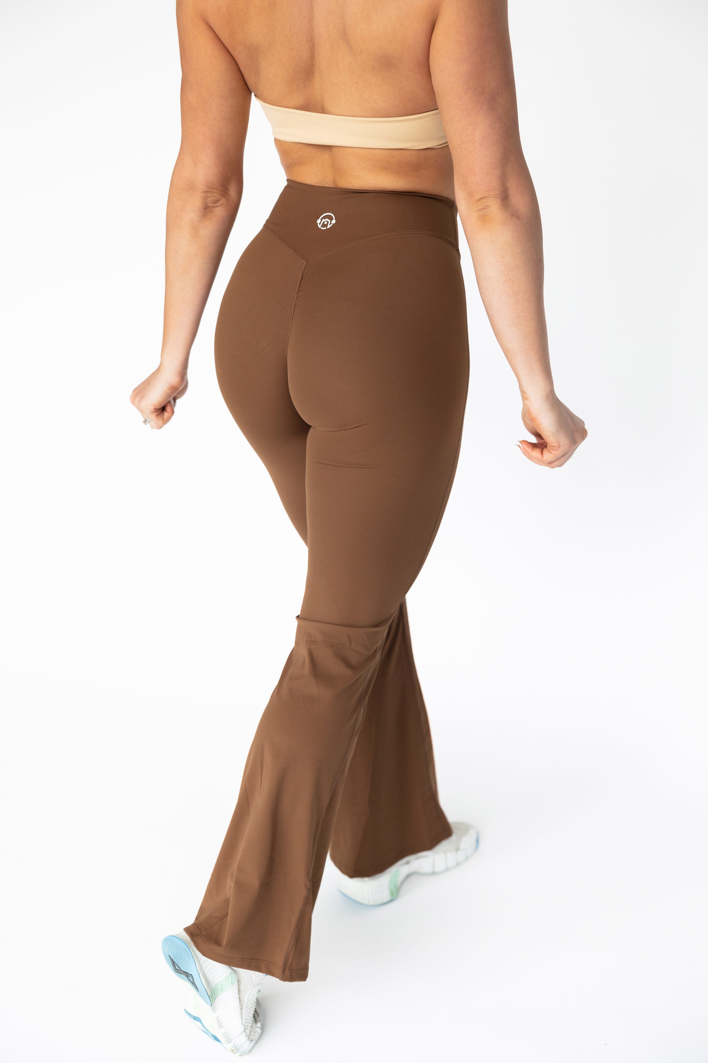 Rise Flare Legging - Chestnut